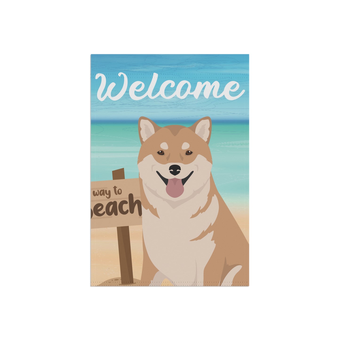 Shiba Inu Dog Garden Flag