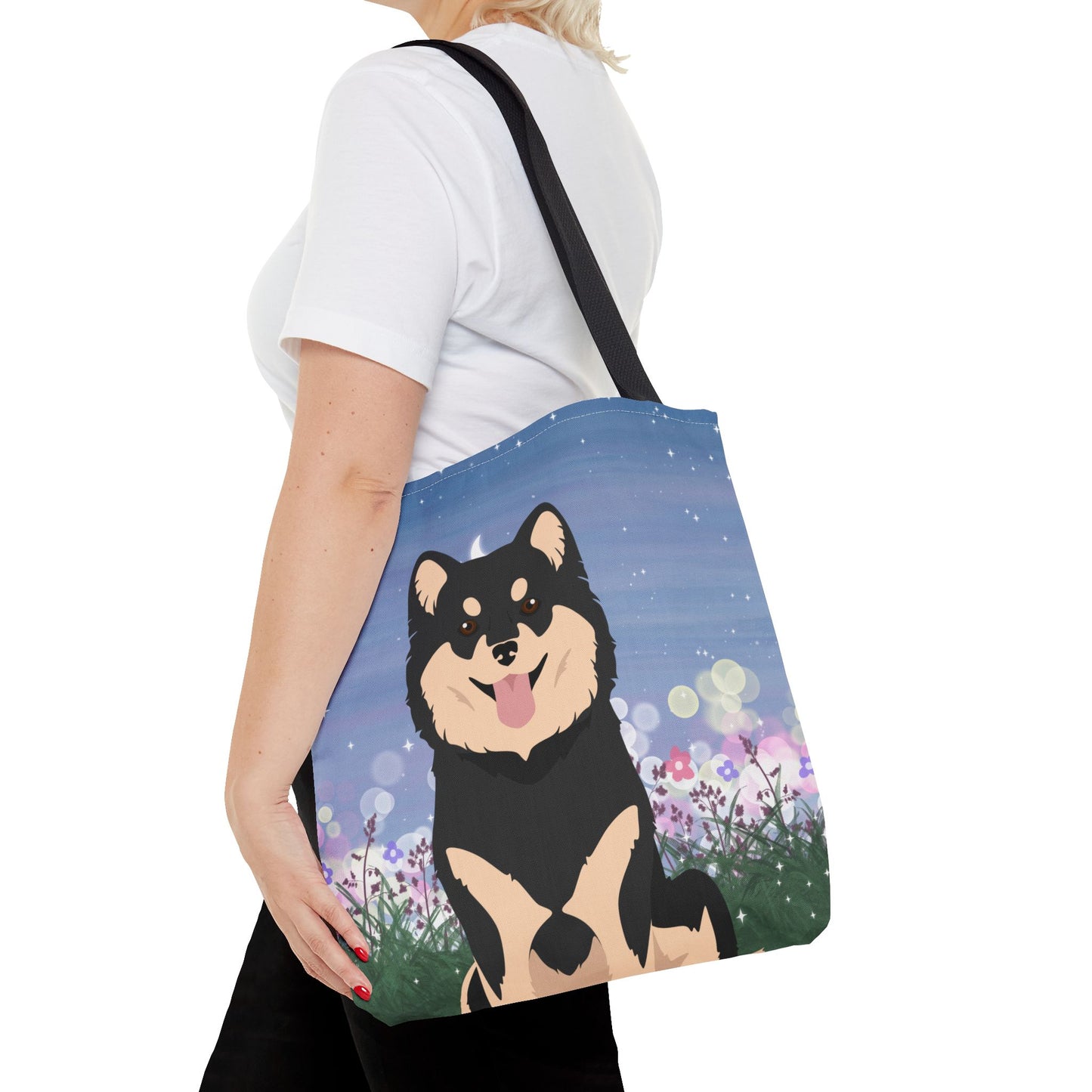 Finnish Lapphund Dog Tote Bag 16x16