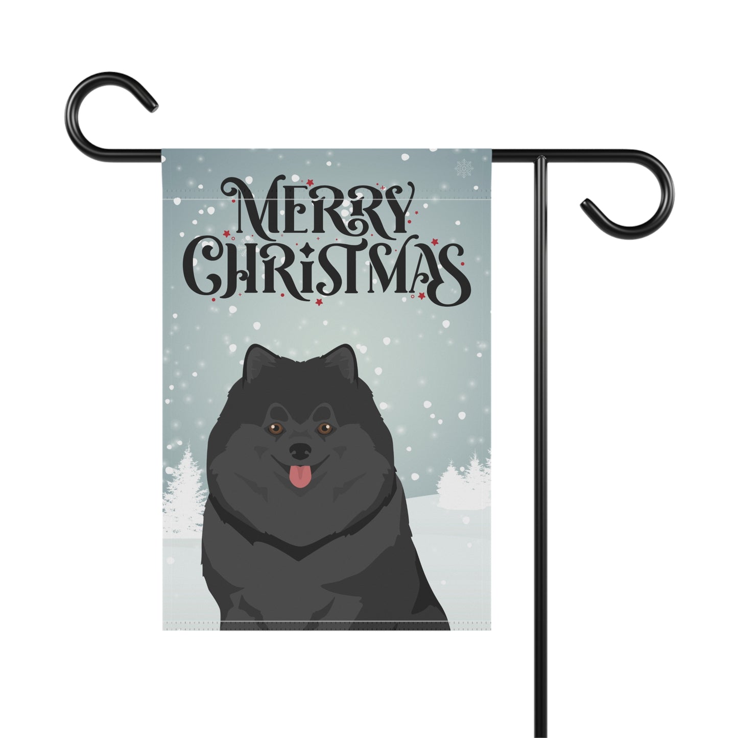 Pomeranian Dog Garden Flag