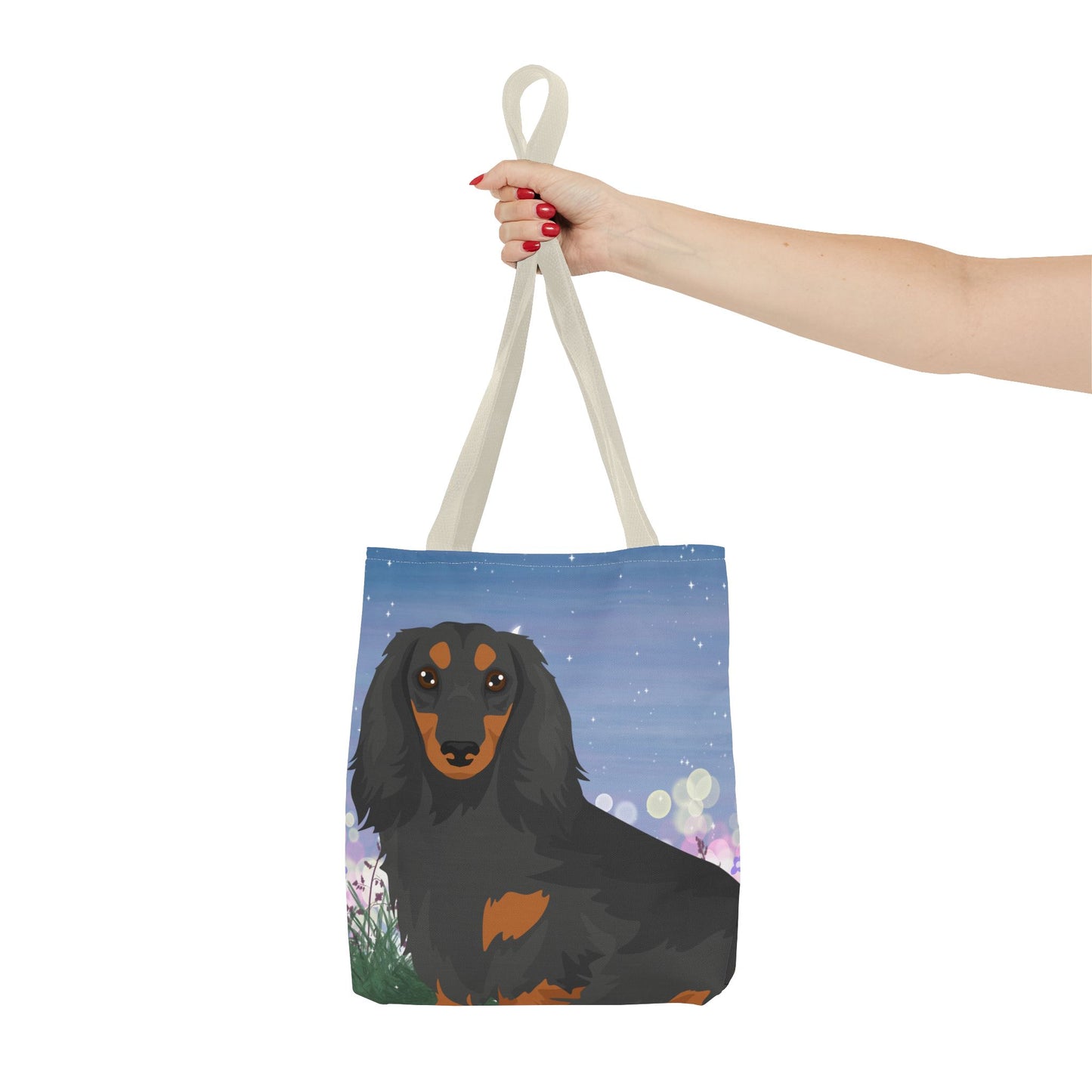 Dachshund Dog Tote Bag 13x13