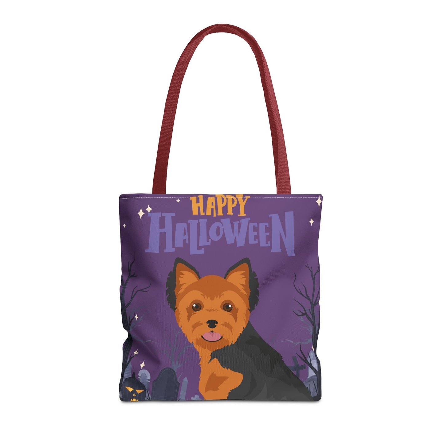 Yorkshire Terrier Dog Happy Halloween Tote Bag 16x16