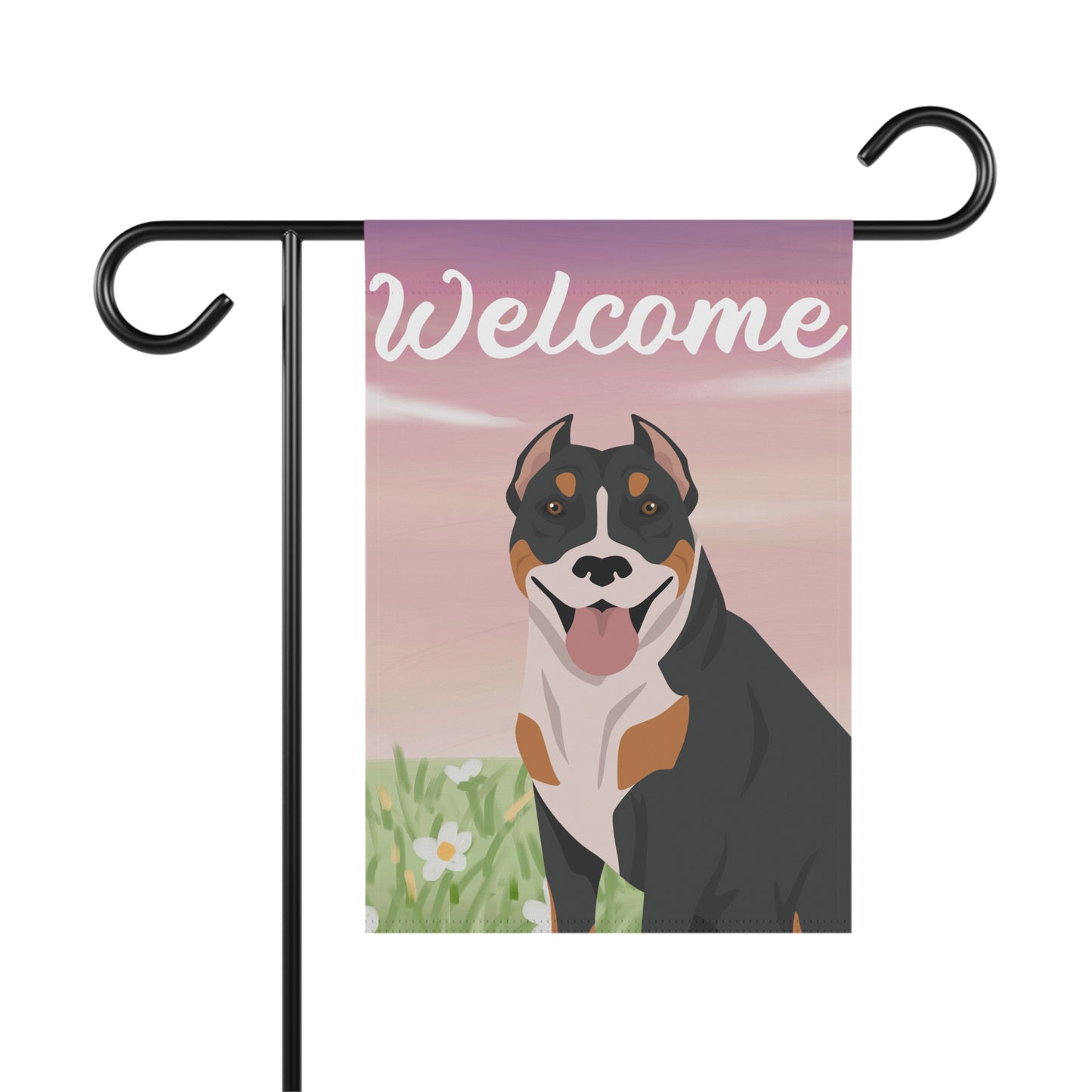 Pit Bull Dog Welcome Garden Flag