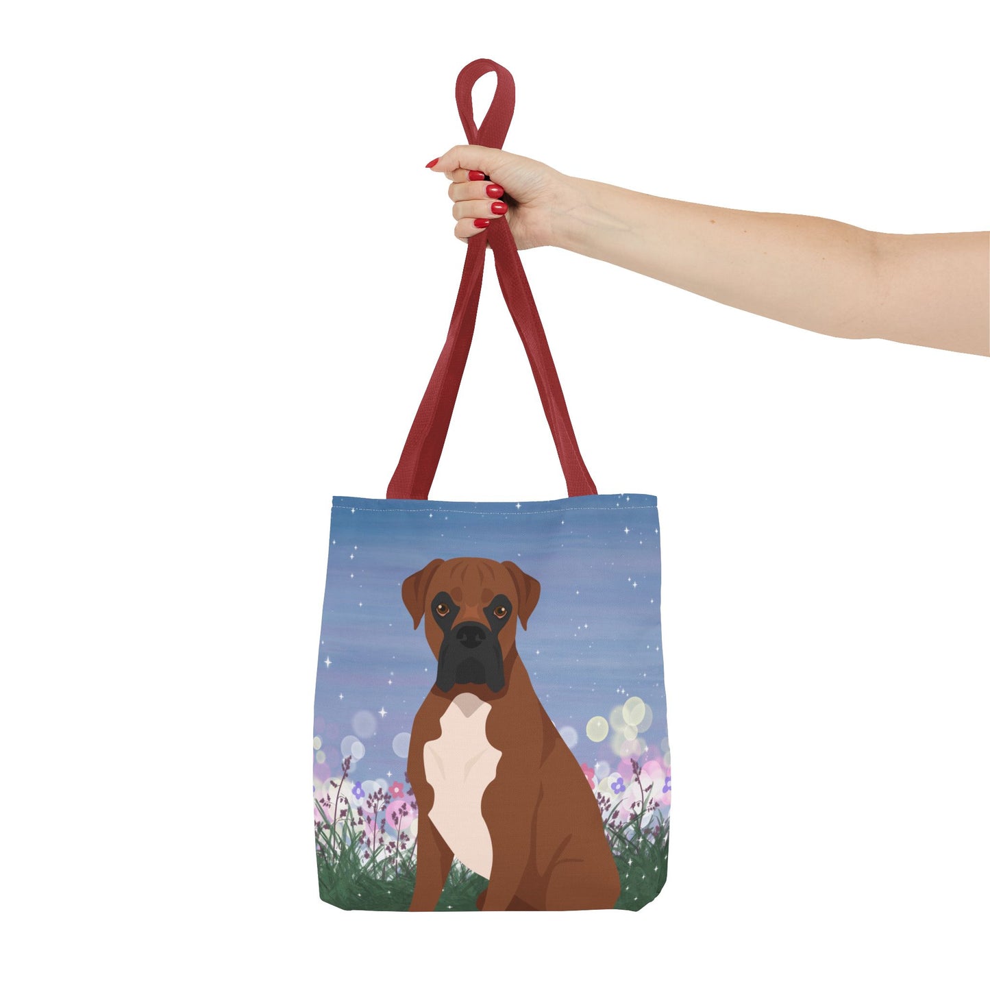 Boxer Dog Tote Bag 13x13