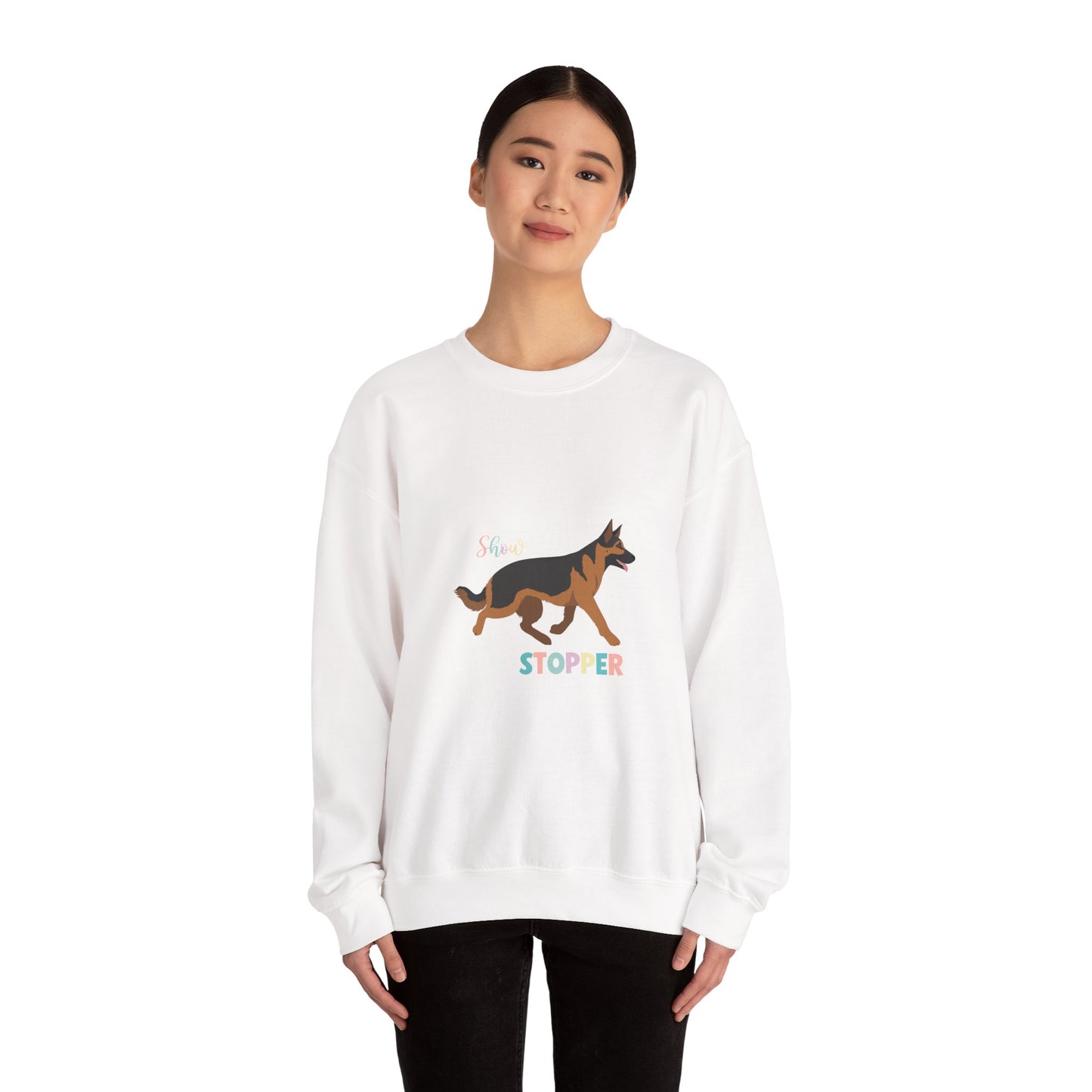 German Shepherd Dog Unisex Heavy Blend Crewneck Sweatshirt