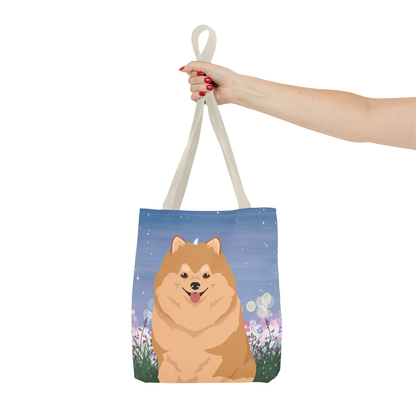 Pomeranian Dog Tote Bag 13x13