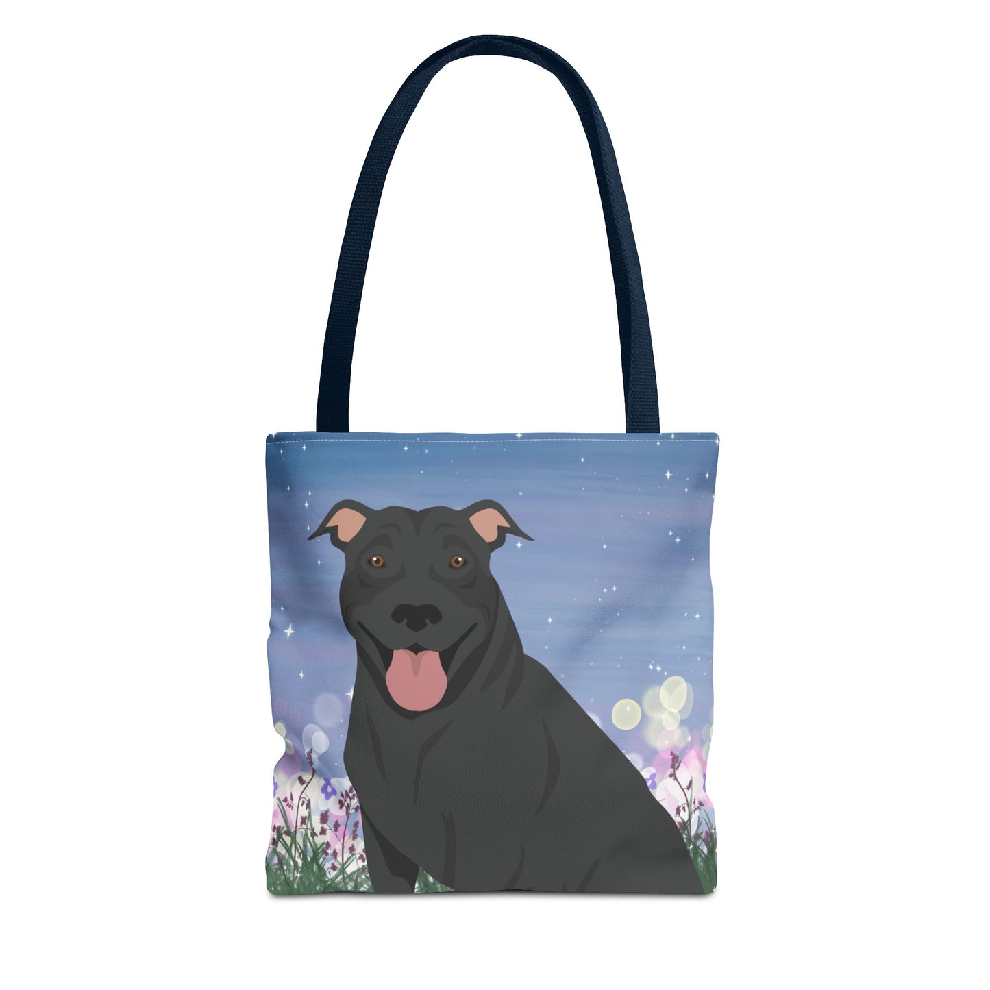 Pit Bull Dog Tote Bag 13x13