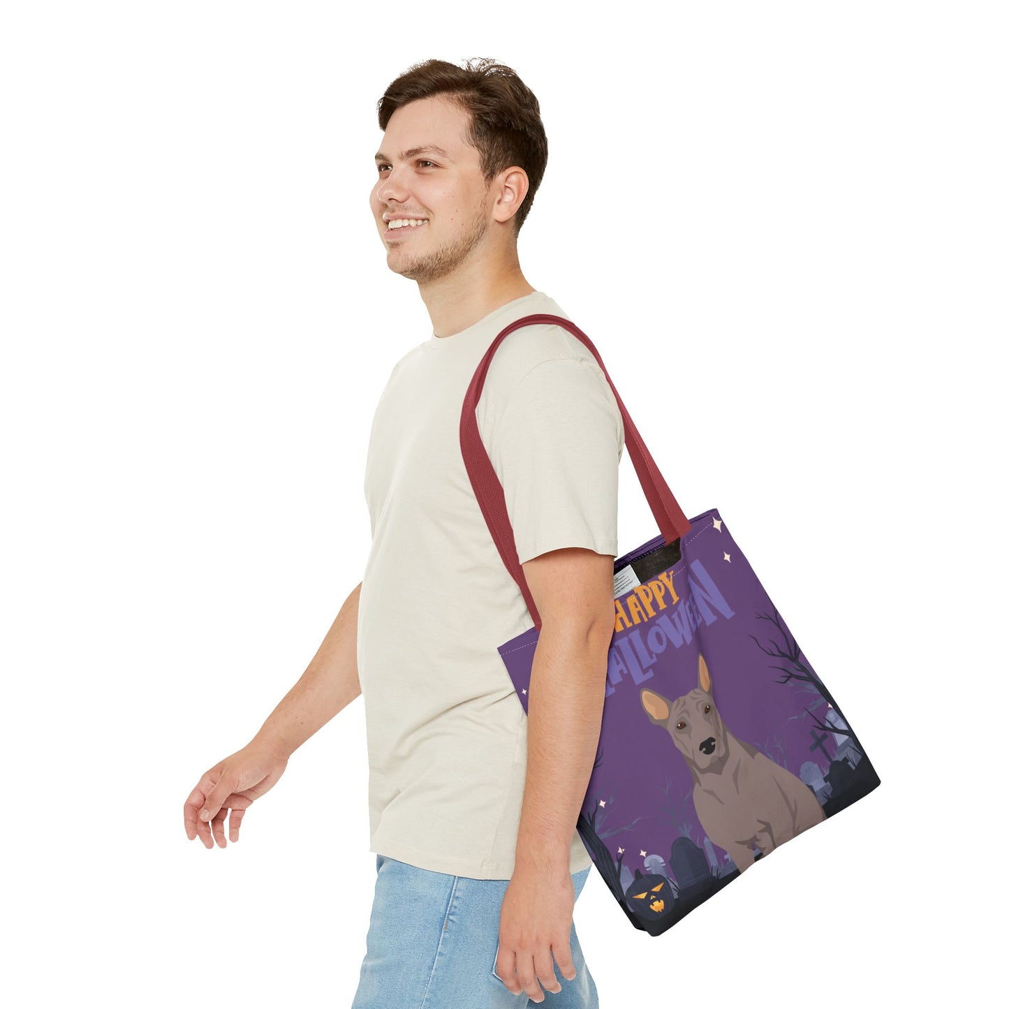 Thai Ridgeback Dog Happy Halloween Tote Bag 16x16