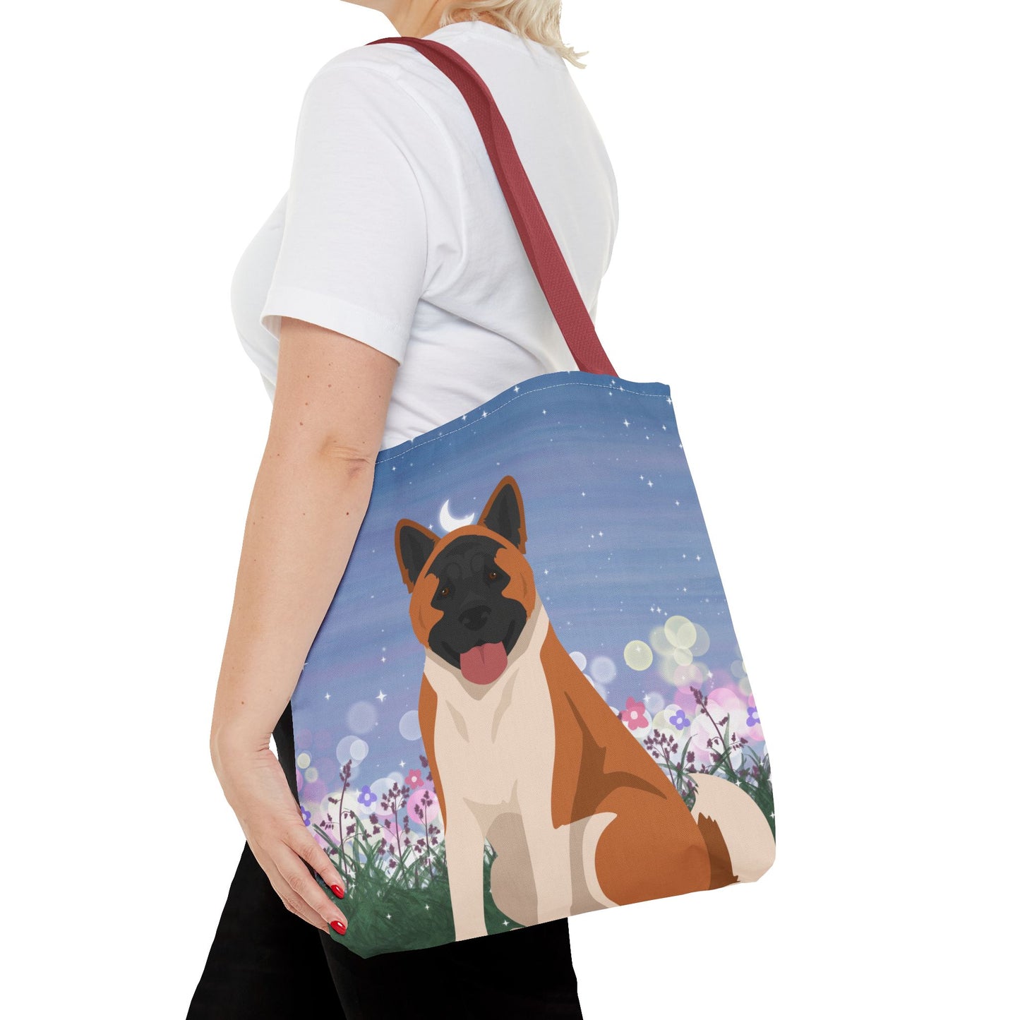 American Akita Dog Tote Bag 16x16