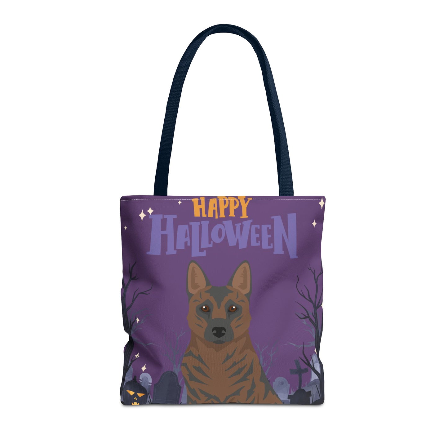Kai Ken Dog Happy Halloween Tote Bag 16x16