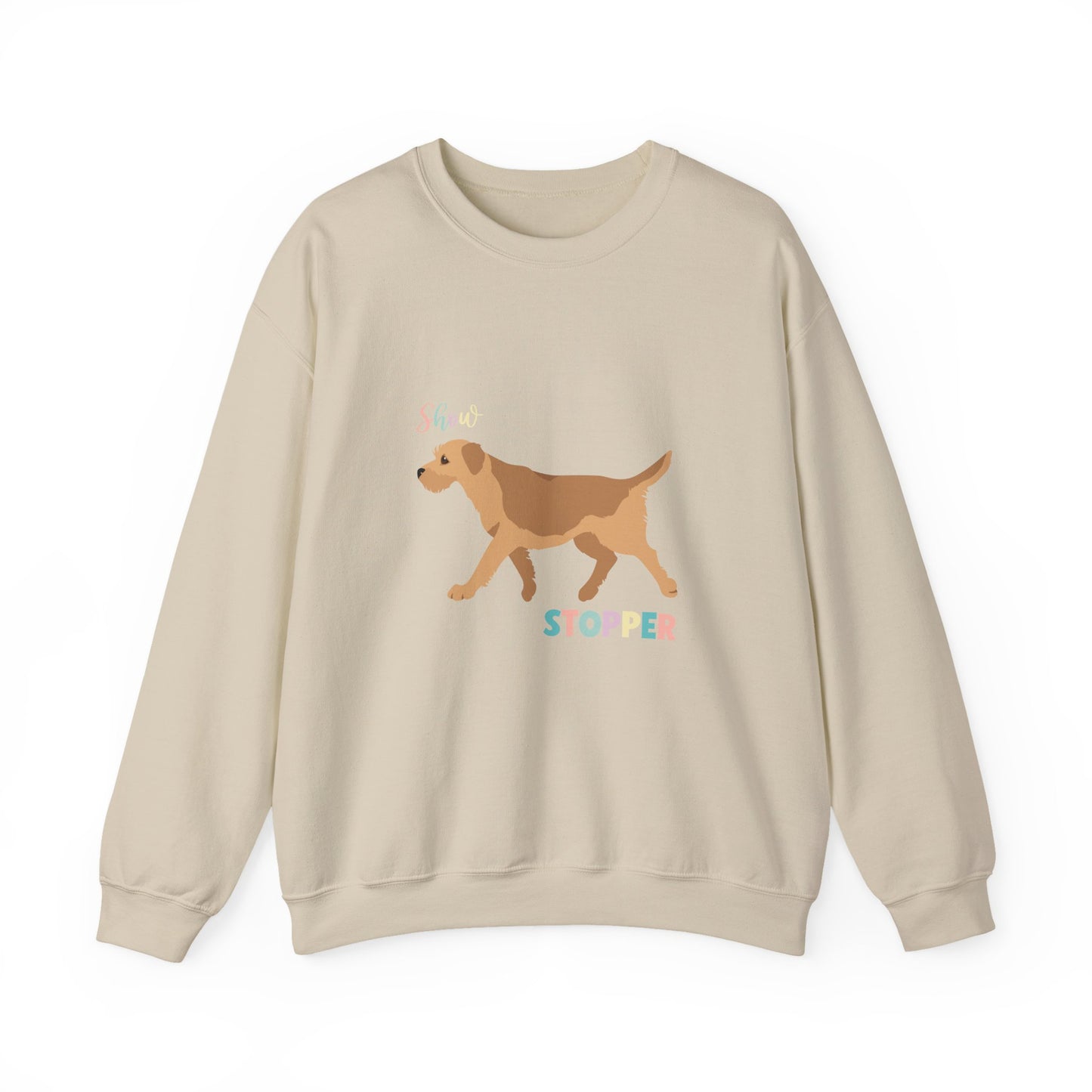 Border Terrier Dog Unisex Heavy Blend Crewneck Sweatshirt