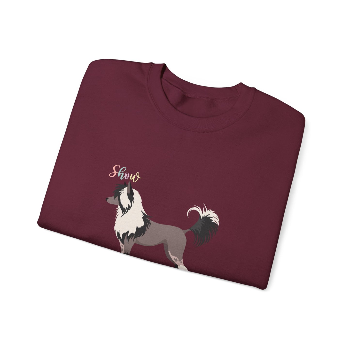 Chinese Crested Dog Dog Unisex Heavy Blend Crewneck Sweatshirt