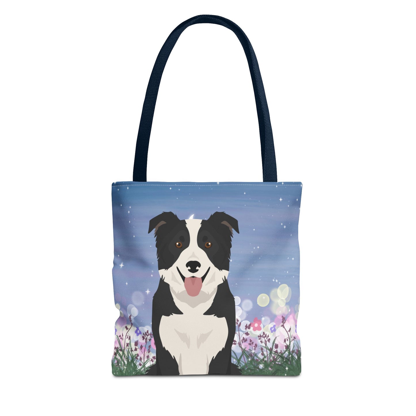 Border Collie Dog Tote Bag 13x13