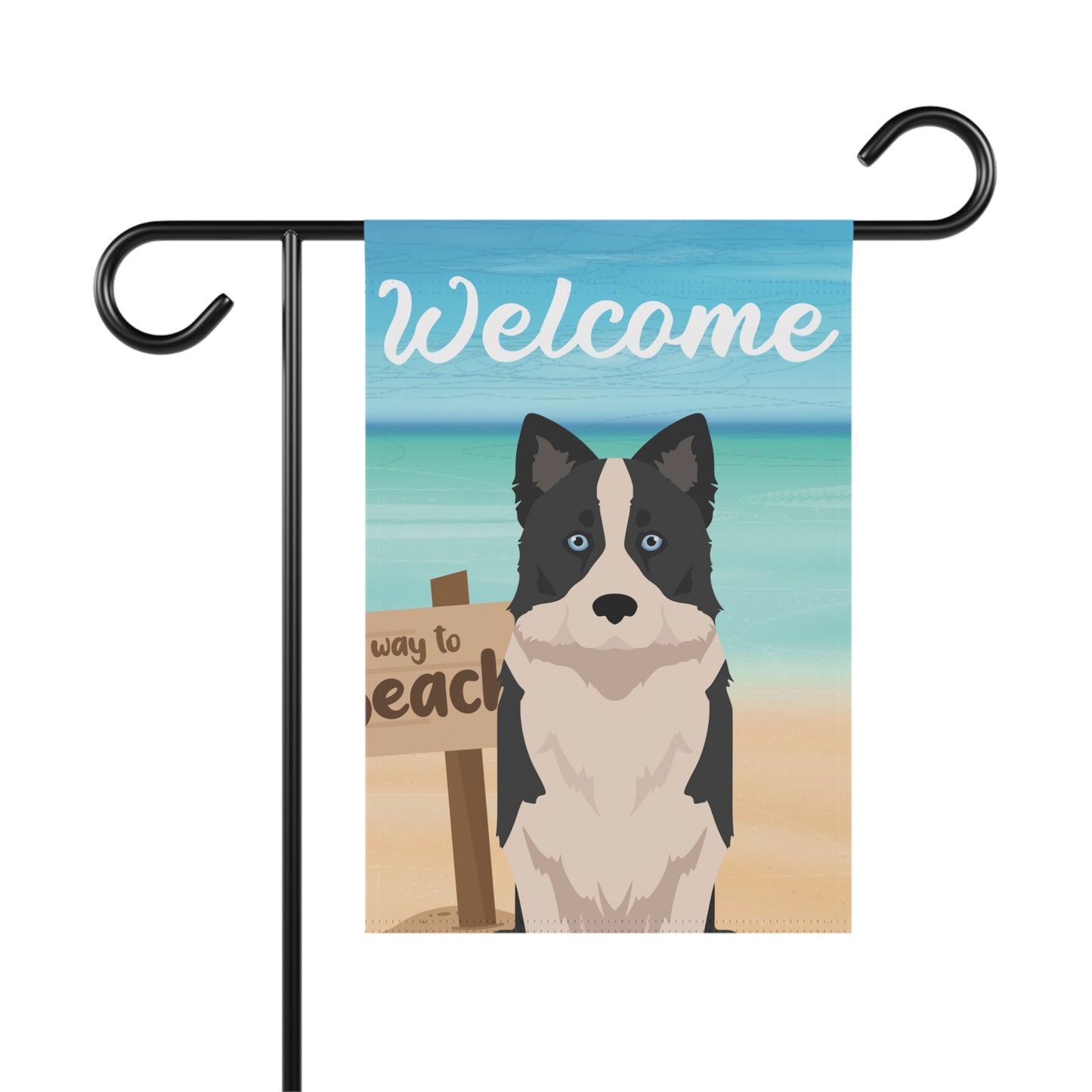 Yakutian Laika Dog Garden Flag