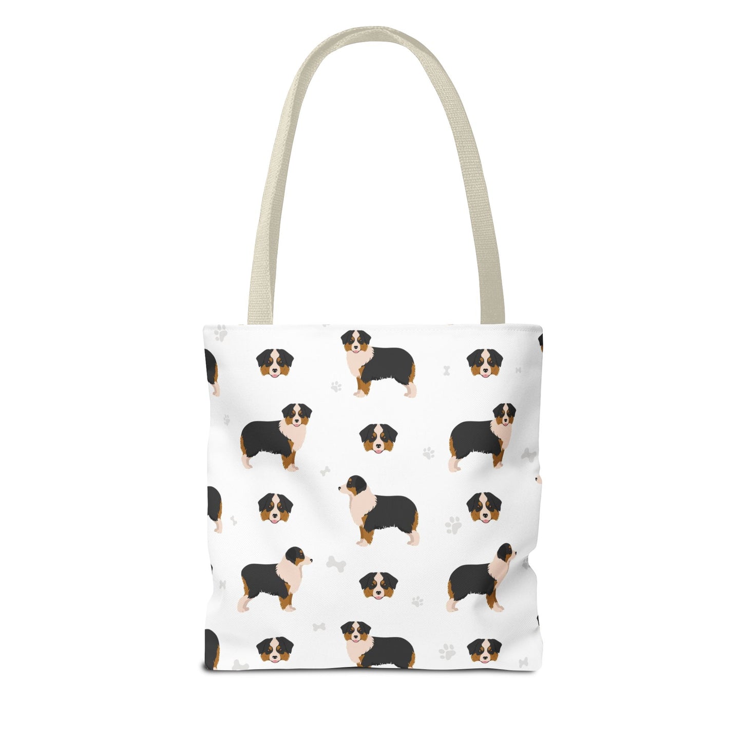 Miniature Australian Shepherd Dog Tote Bag, Aussie Dog Mom Gift