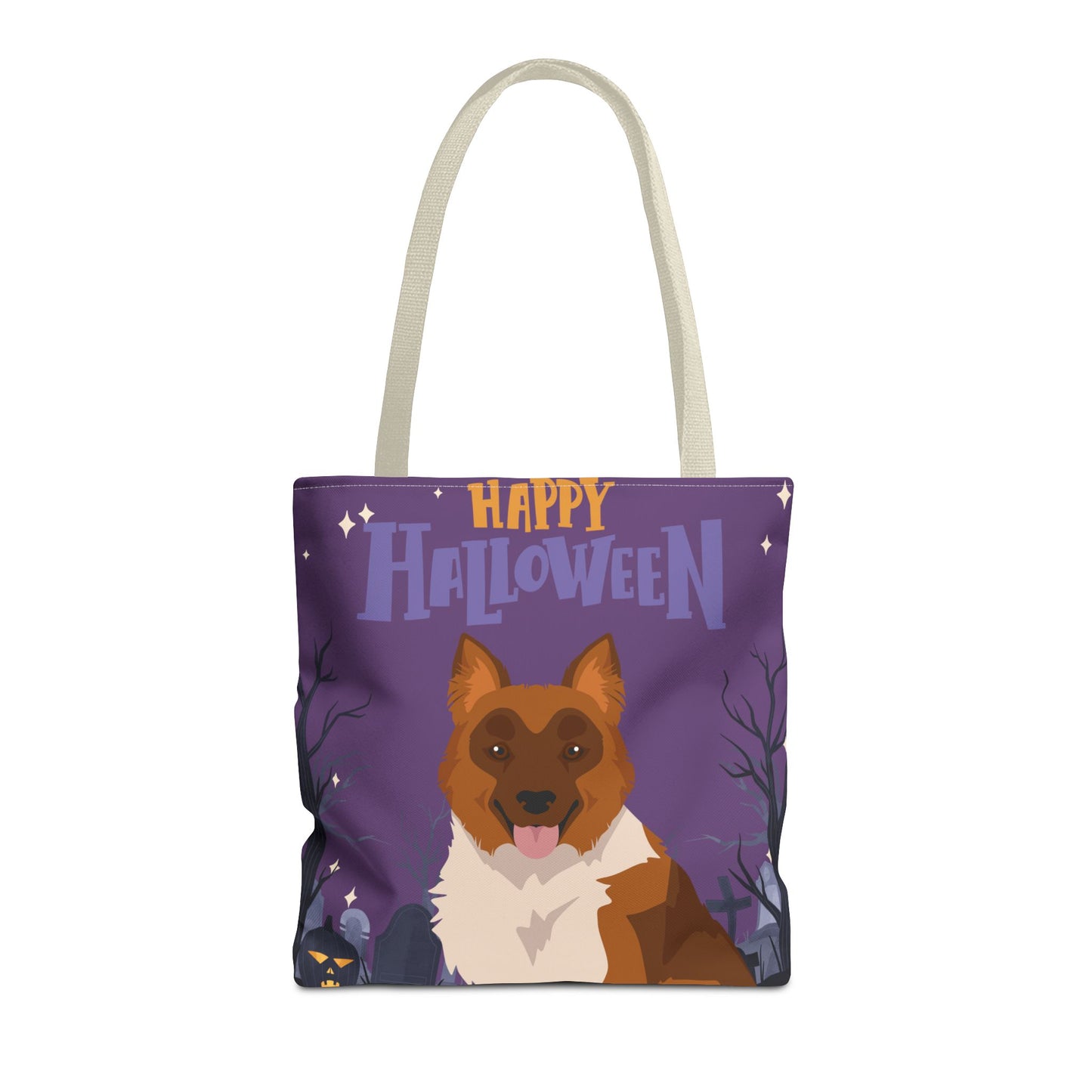 Elo Dog Happy Halloween Tote Bag 16x16