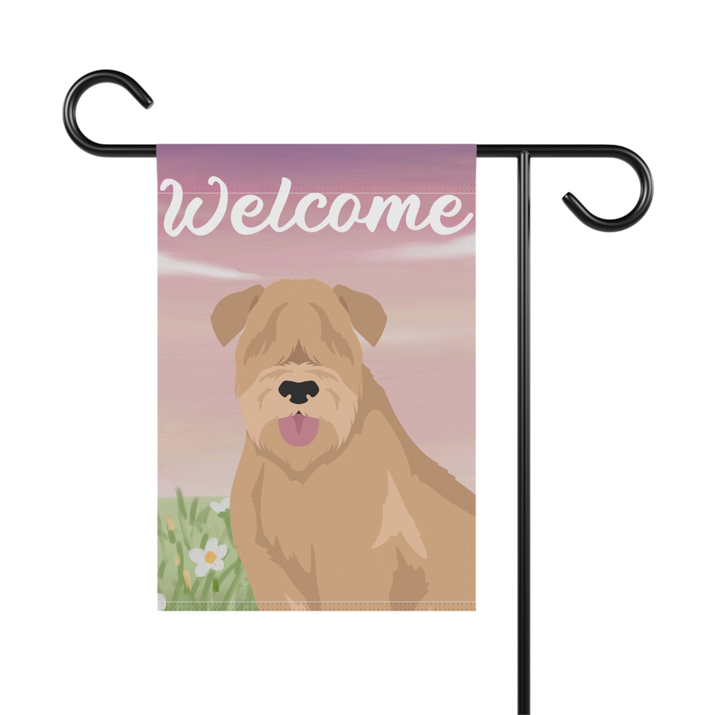 Soft Coated Wheaten Terrier Dog Welcome Garden Flag