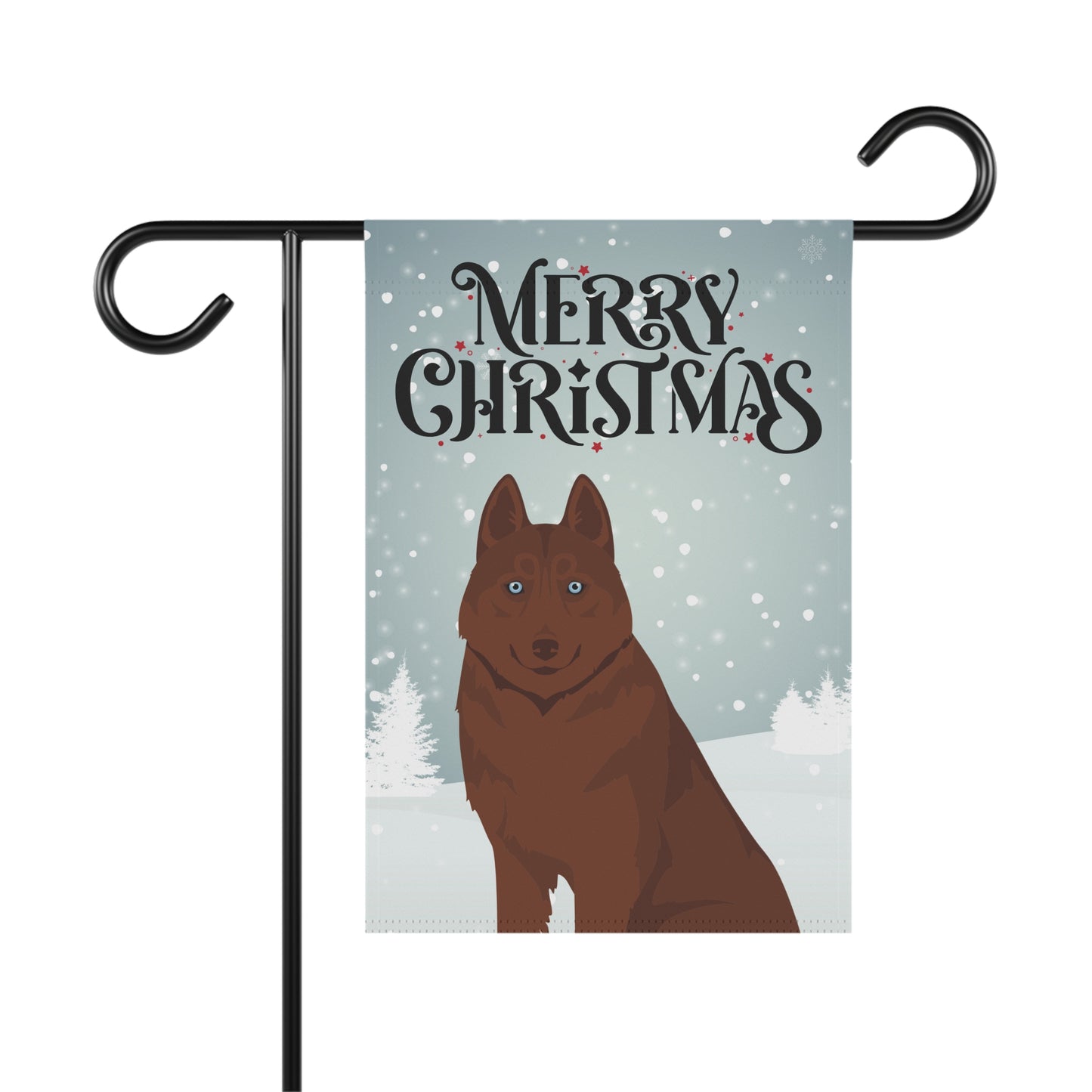 Siberian Husky Dog Garden Flag