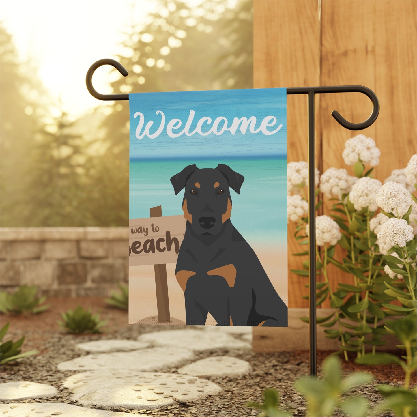 Beauceron Dog Garden Flag