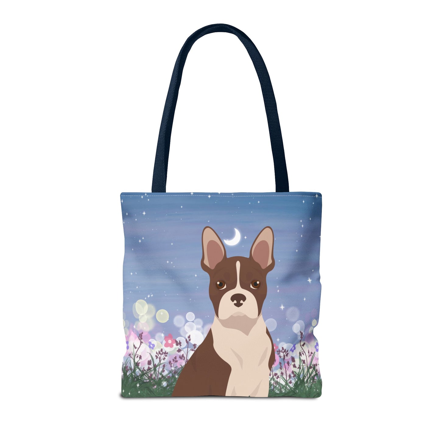 Boston Terrier Dog Tote Bag 16x16