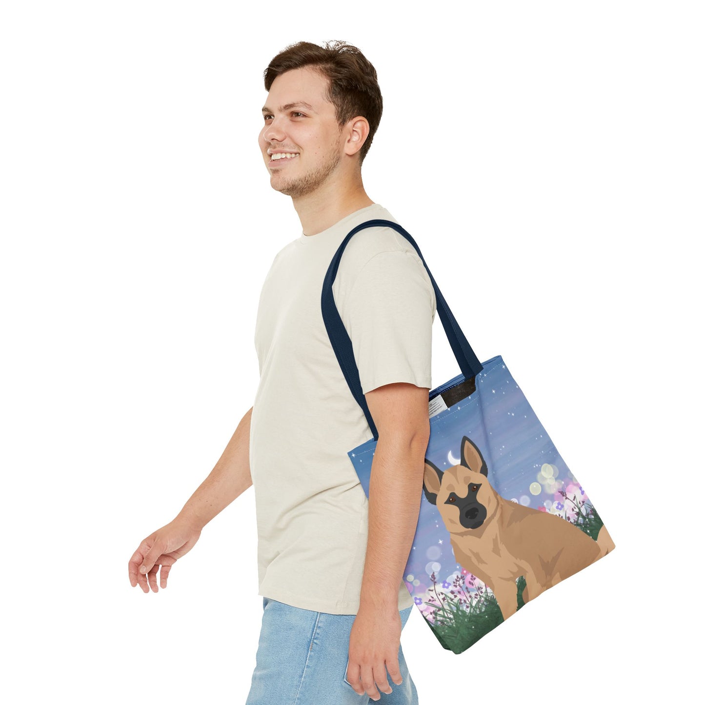 Hallefors Elkhound Dog Tote Bag 16x16