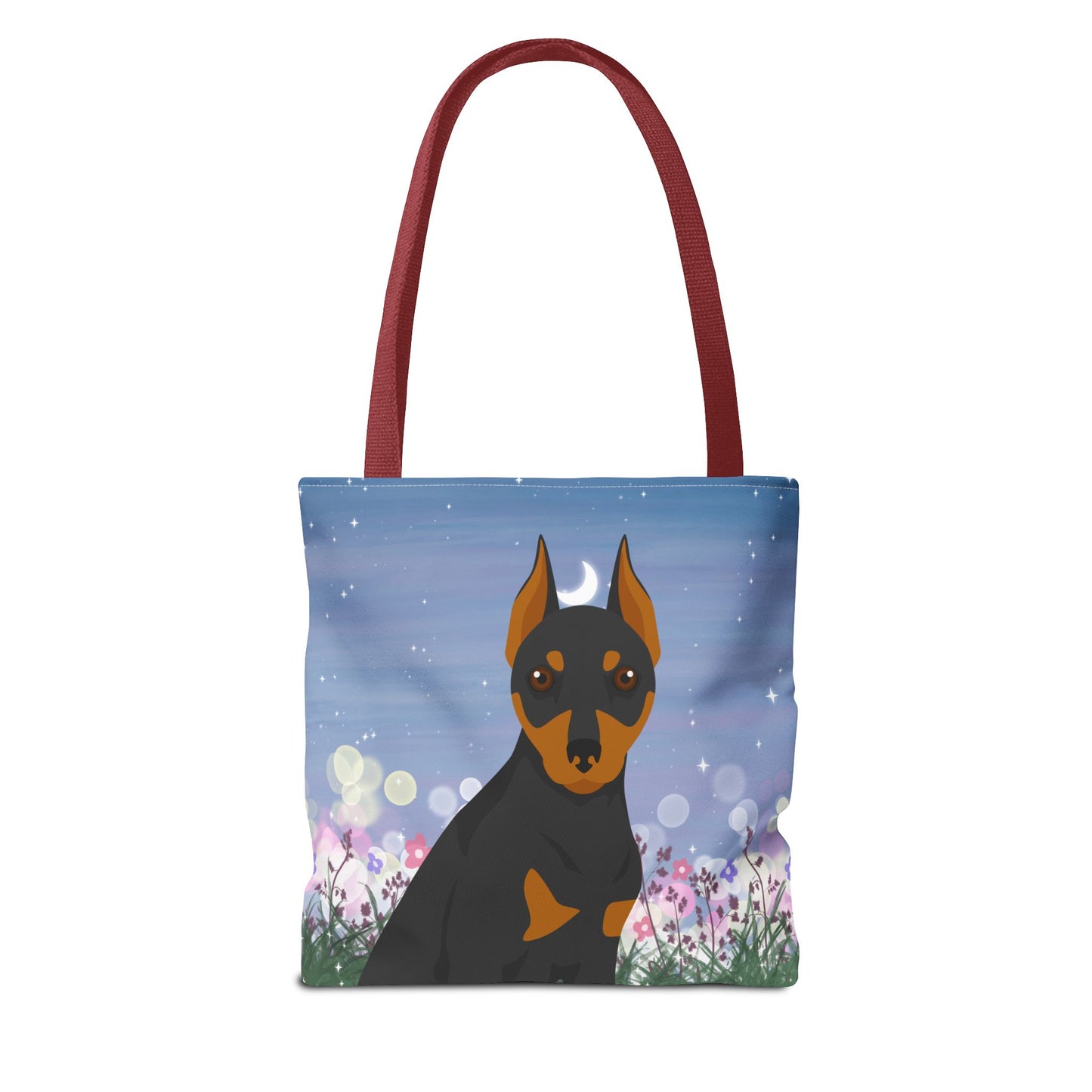 Miniature Pinscher Dog Tote Bag 13x13