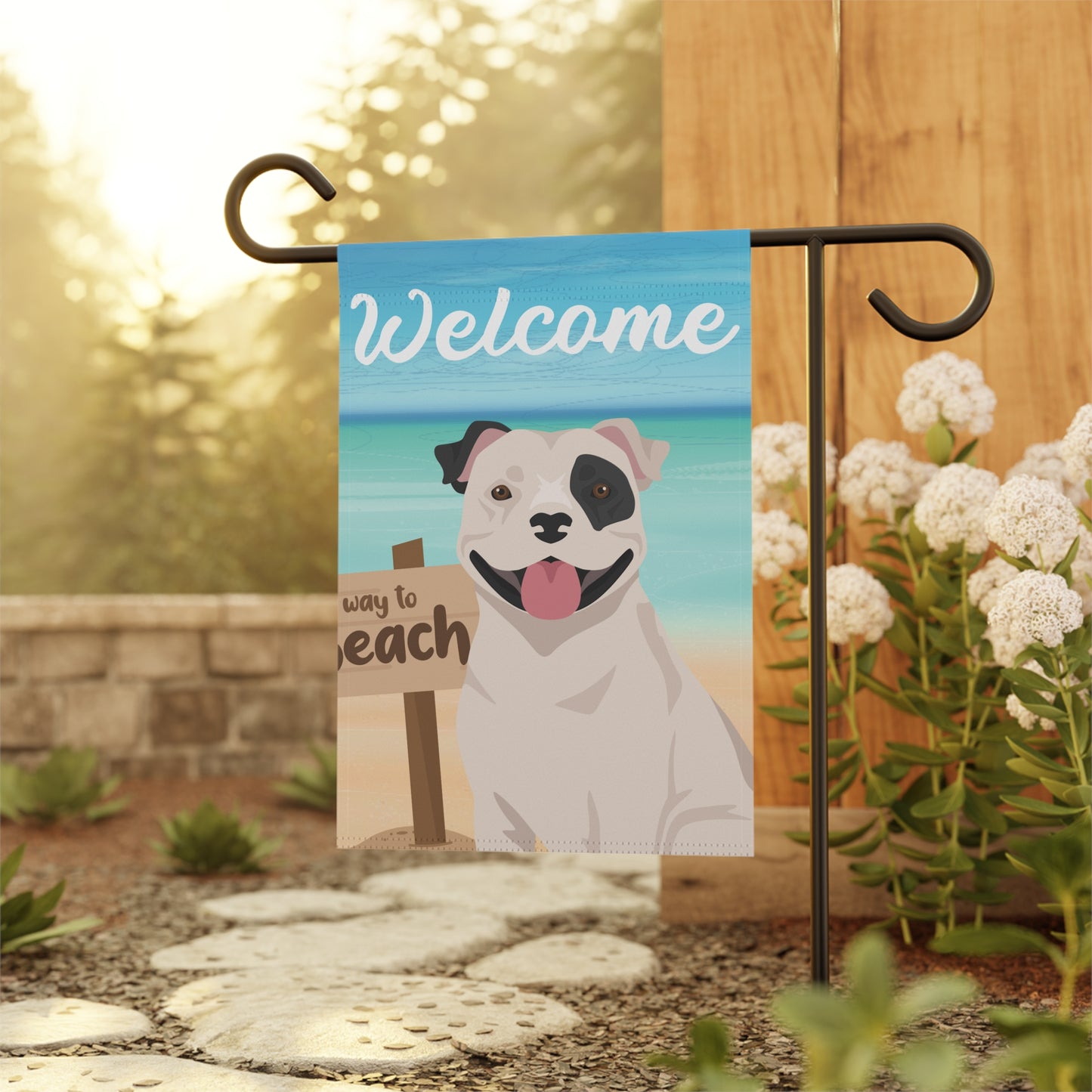 Staffordshire Bull Terrier Dog Garden Flag