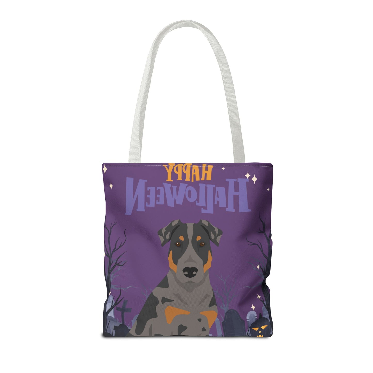Beauceron Dog Happy Halloween Tote Bag 16x16