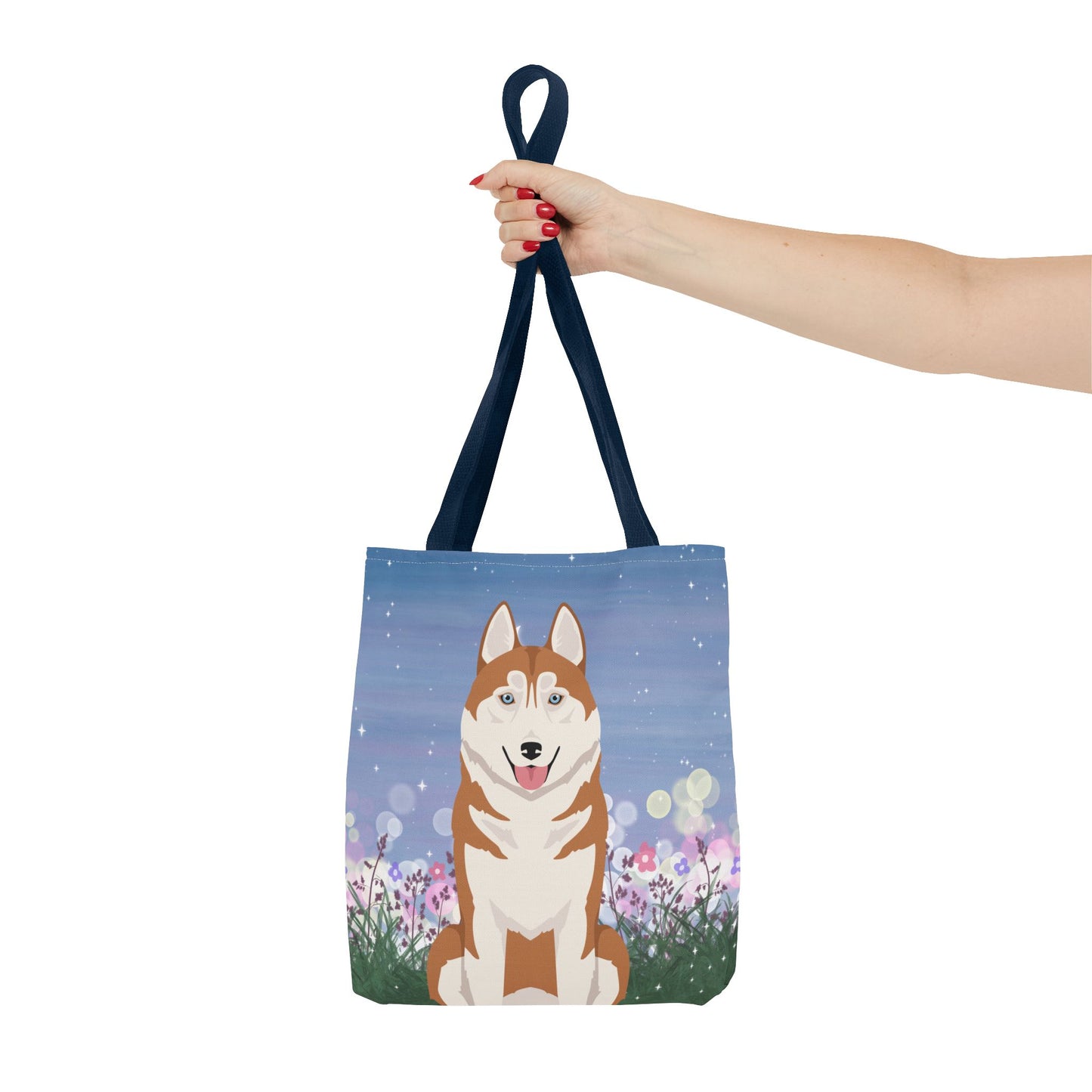 Siberian Husky Dog Tote Bag 13x13