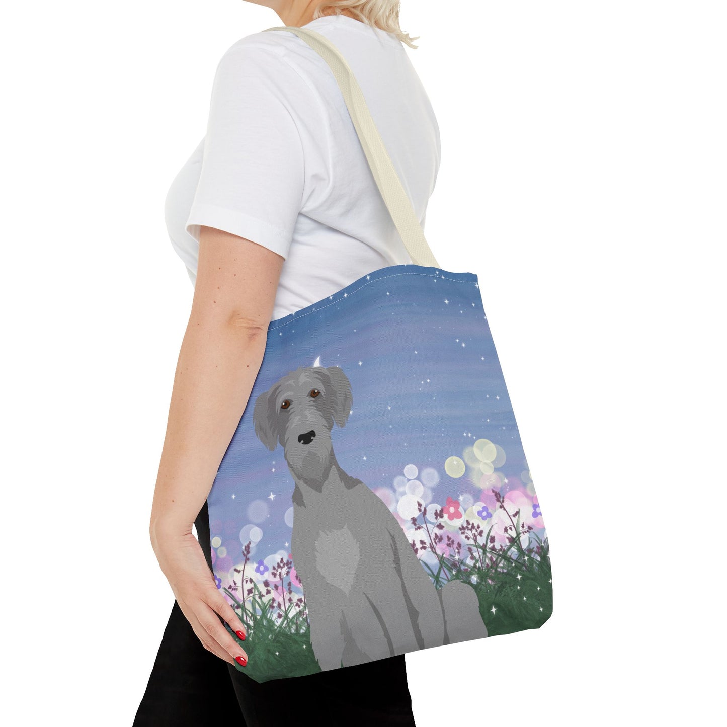 Irish Wolfhound Dog Tote Bag 16x16