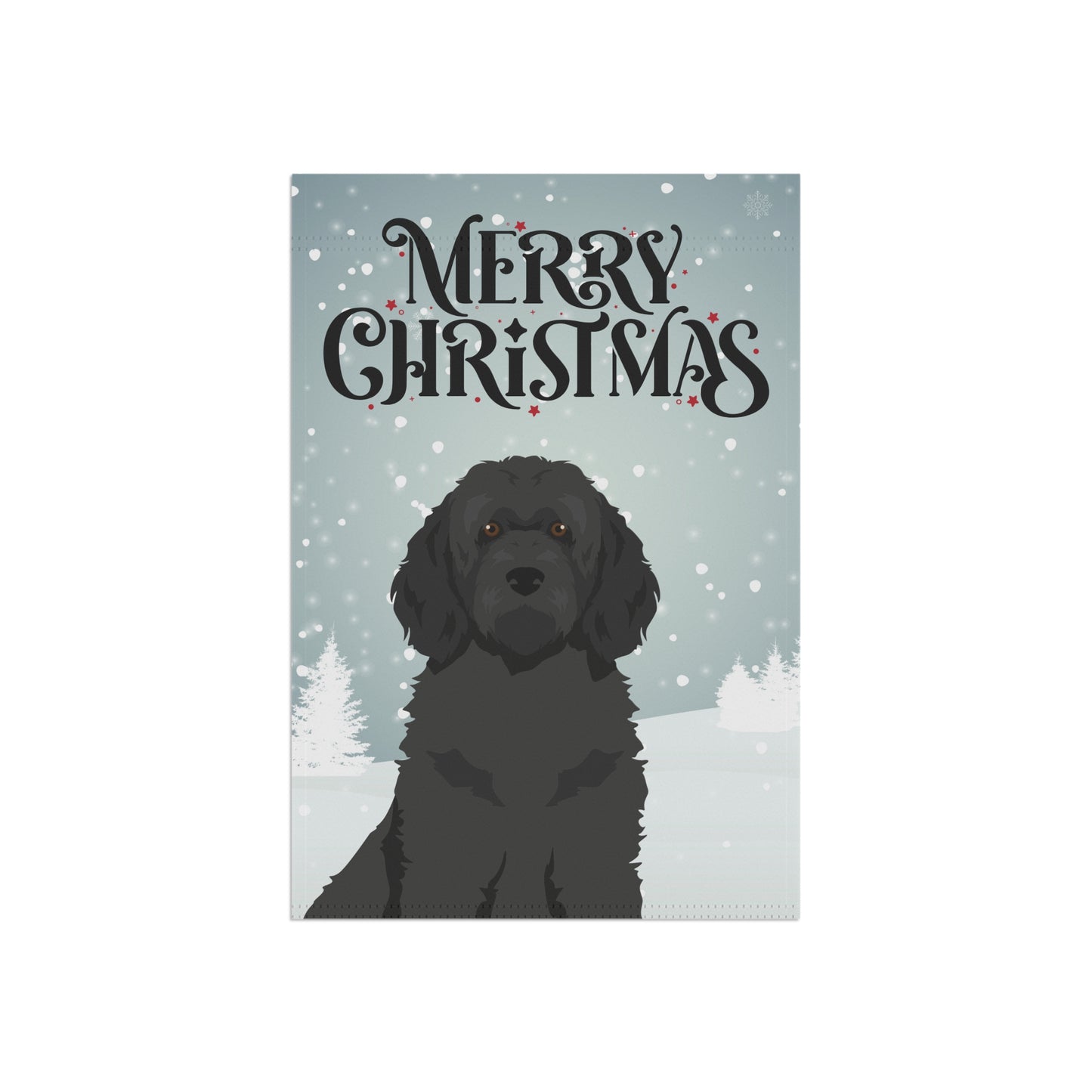 Portuguese Water Dog Garden Flag