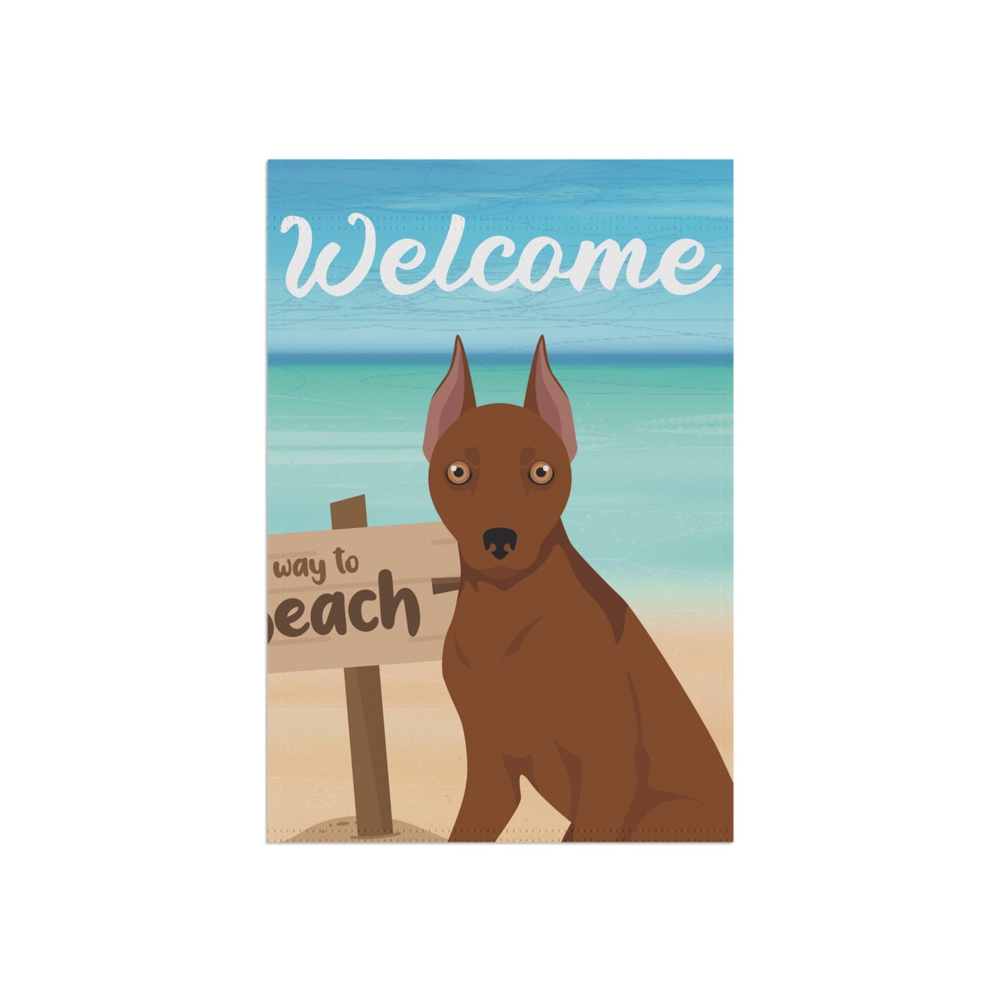 Miniature Pinscher Dog Garden Flag