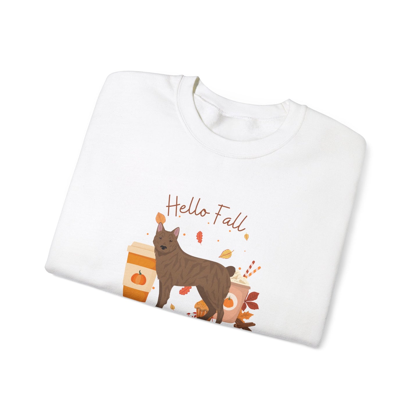 Donggyeongi Dog Fall Unisex Heavy Blend Crewneck Sweatshirt