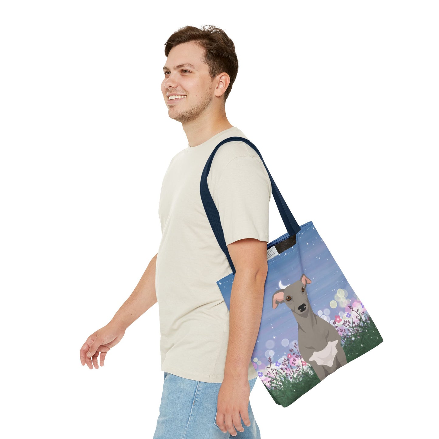 Whippet Dog Tote Bag 16x16