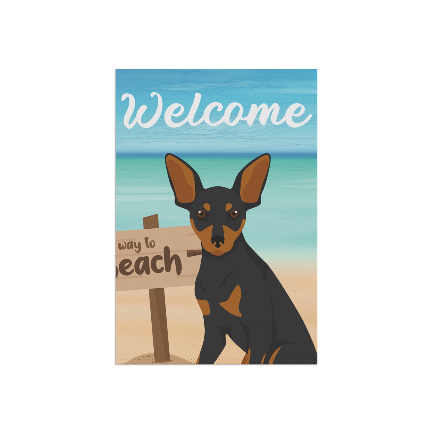 Miniature Pinscher Dog Garden Flag