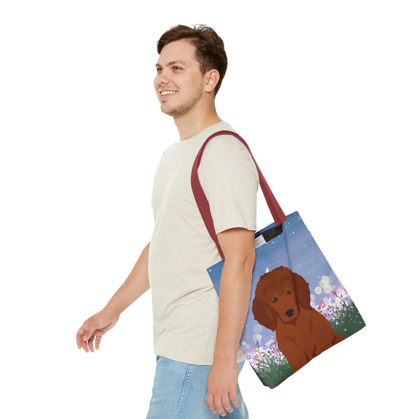 Poodle Dog Tote Bag 16x16