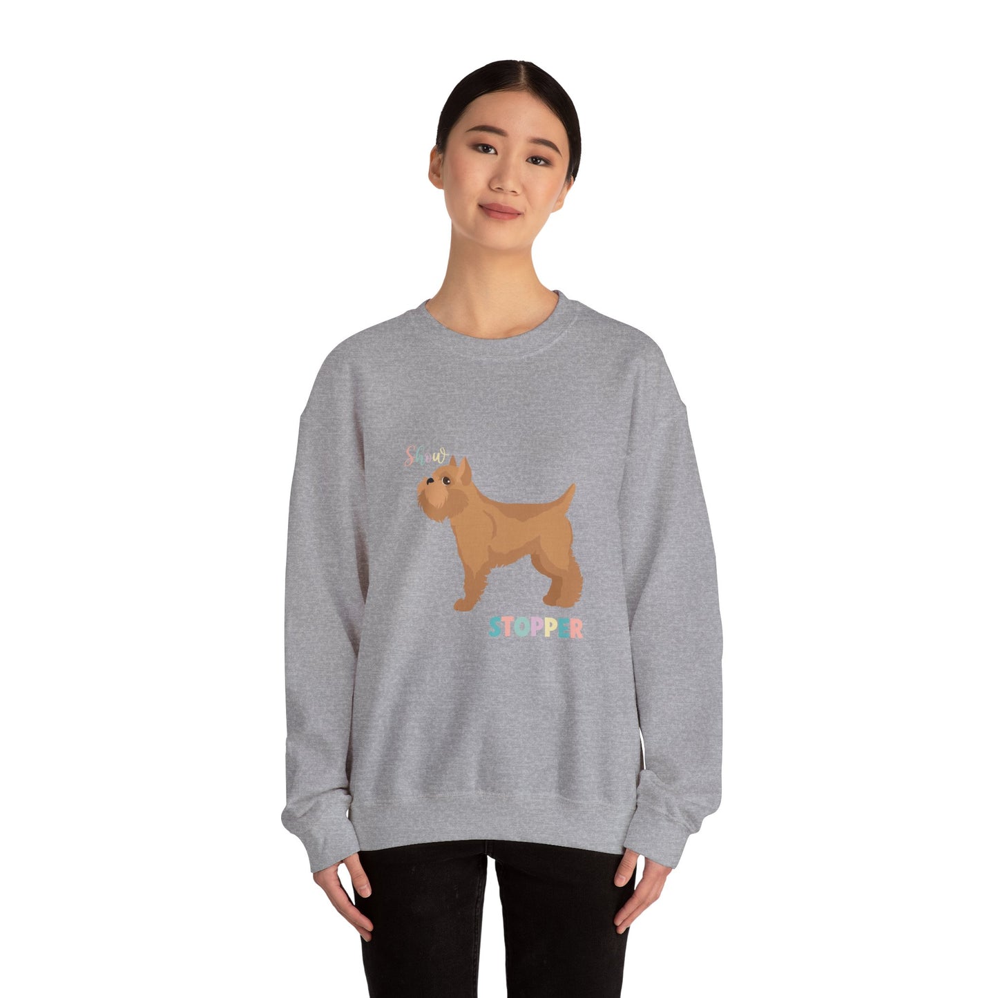 Brussels Griffion Dog Unisex Heavy Blend Crewneck Sweatshirt