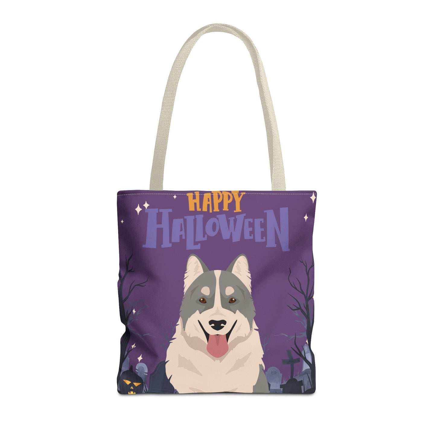 Thai Bangkaew Dog Dog Happy Halloween Tote Bag 16x16
