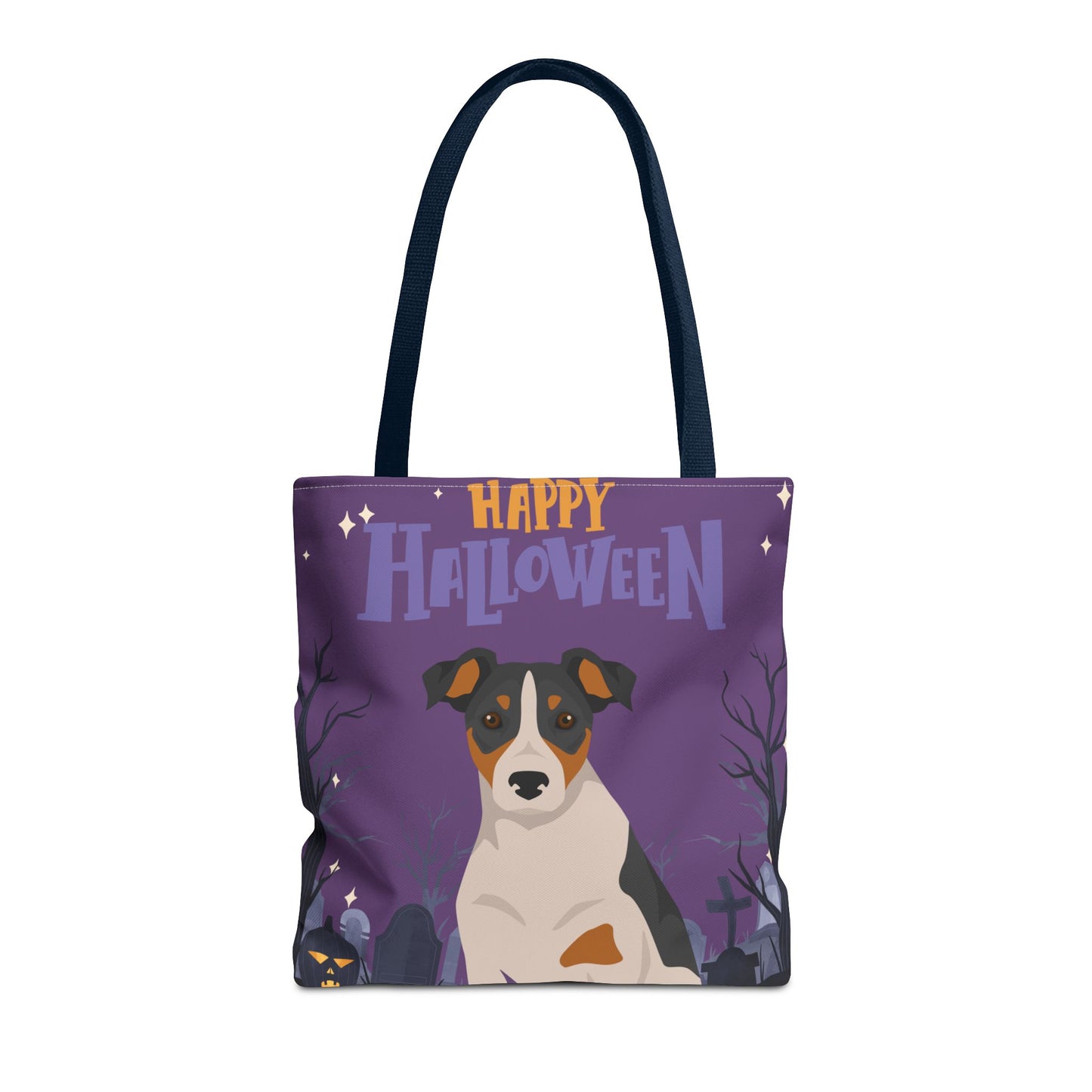 Parson Russell Terrier Dog Happy Halloween Tote Bag 16x16