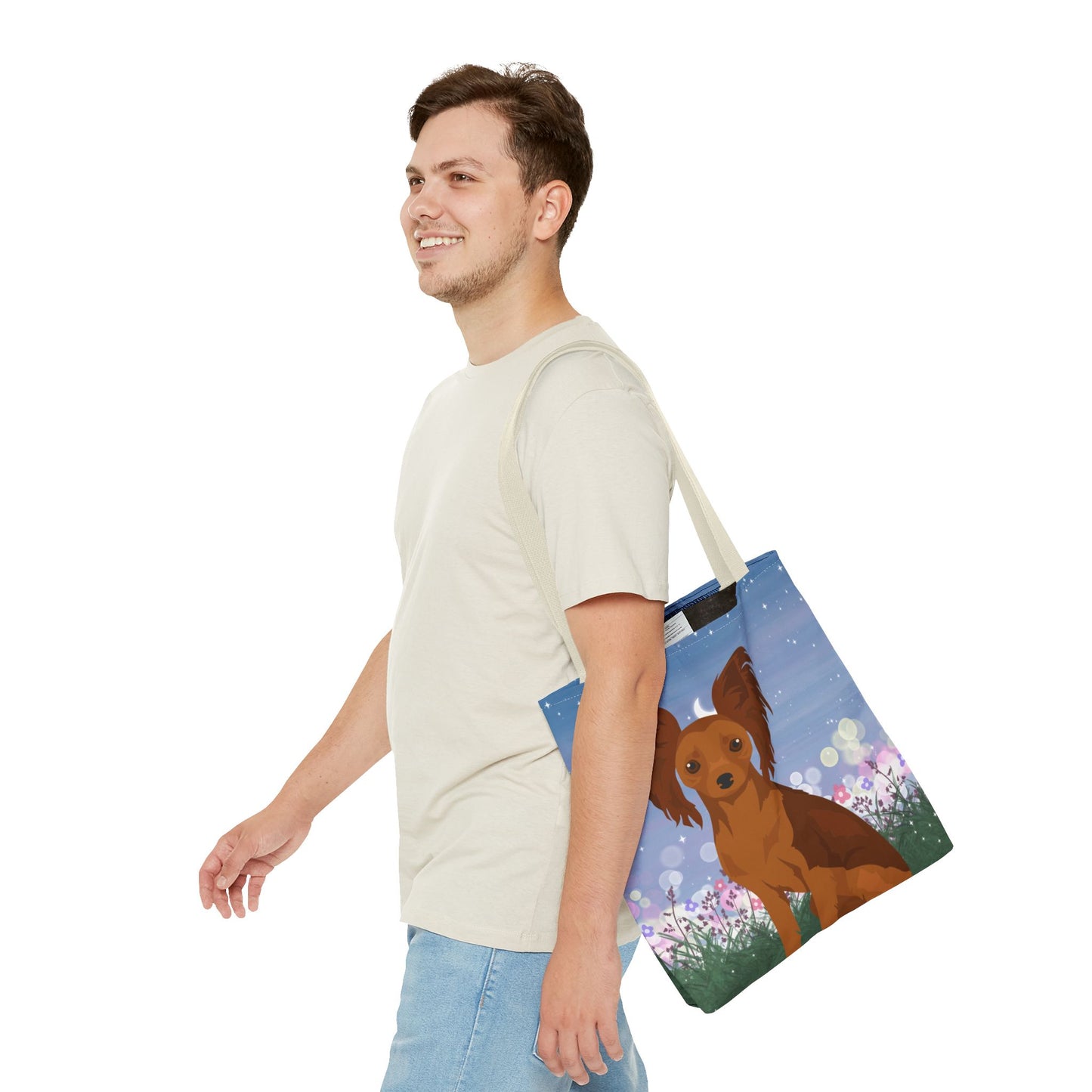 Russian Toy Terrier Dog Tote Bag 16x16