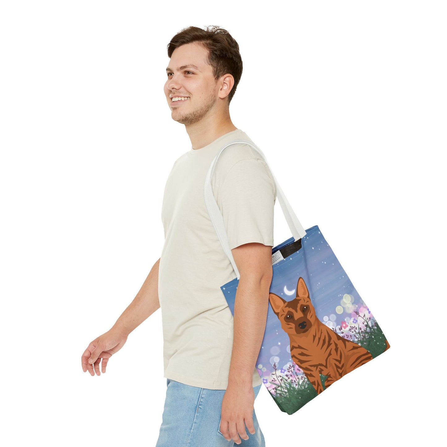 Kai Ken Dog Tote Bag 16x16