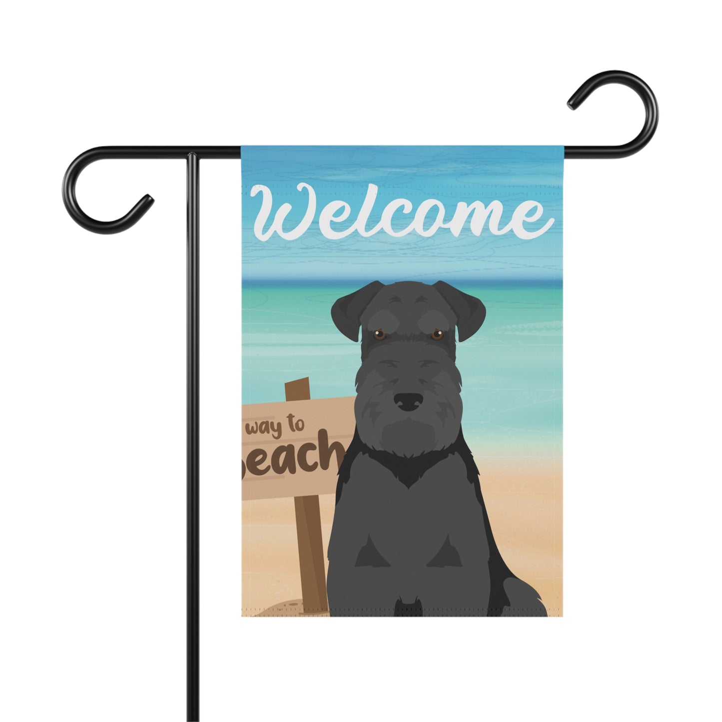 Schnauzer Dog Garden Flag