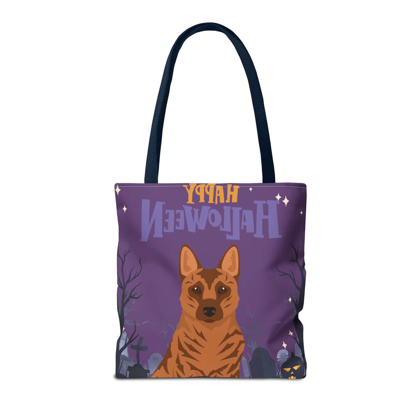 Kai Ken Dog Happy Halloween Tote Bag 16x16