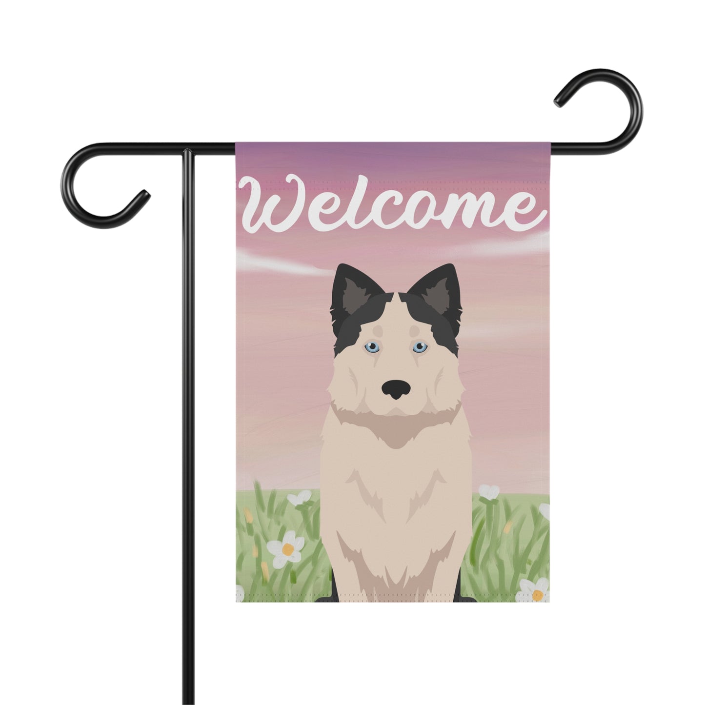 Yakutian Laika Dog Welcome Garden Flag
