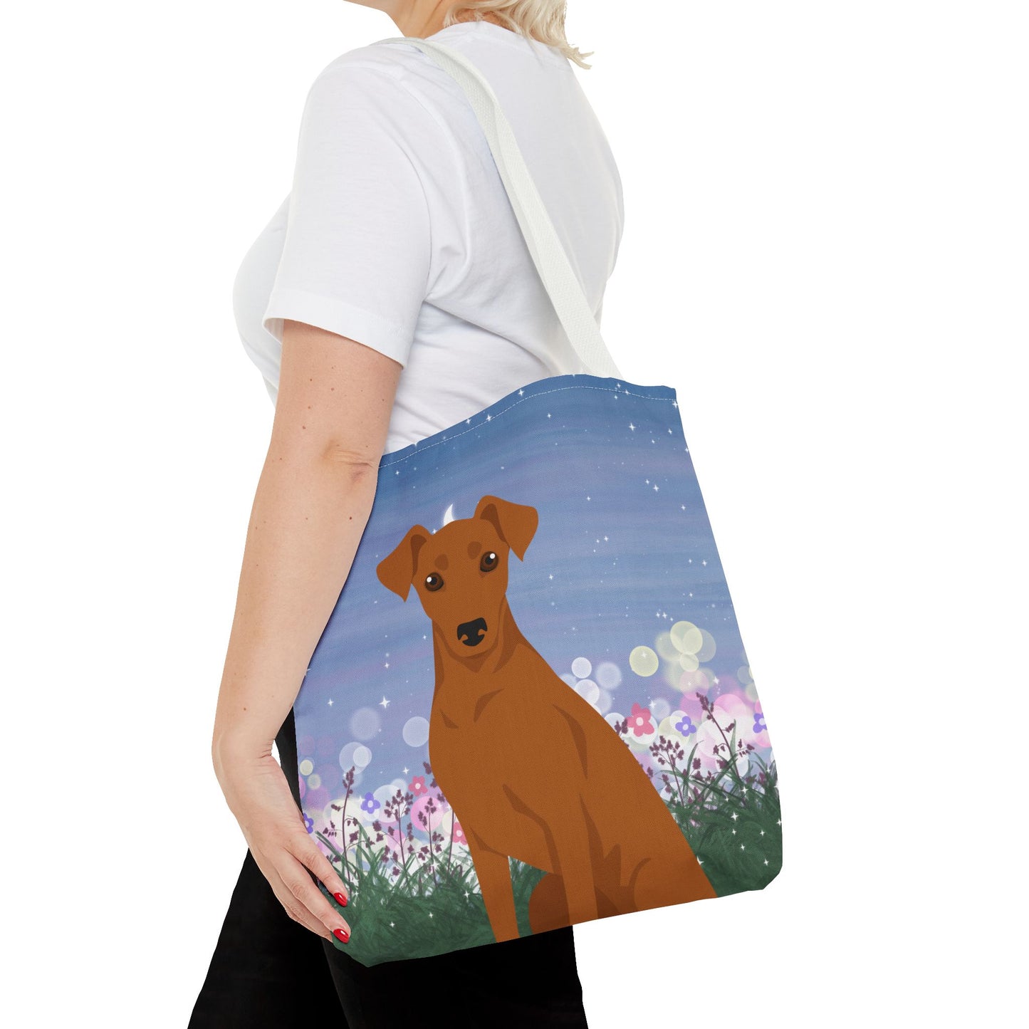 German Pinscher Dog Tote Bag 16x16