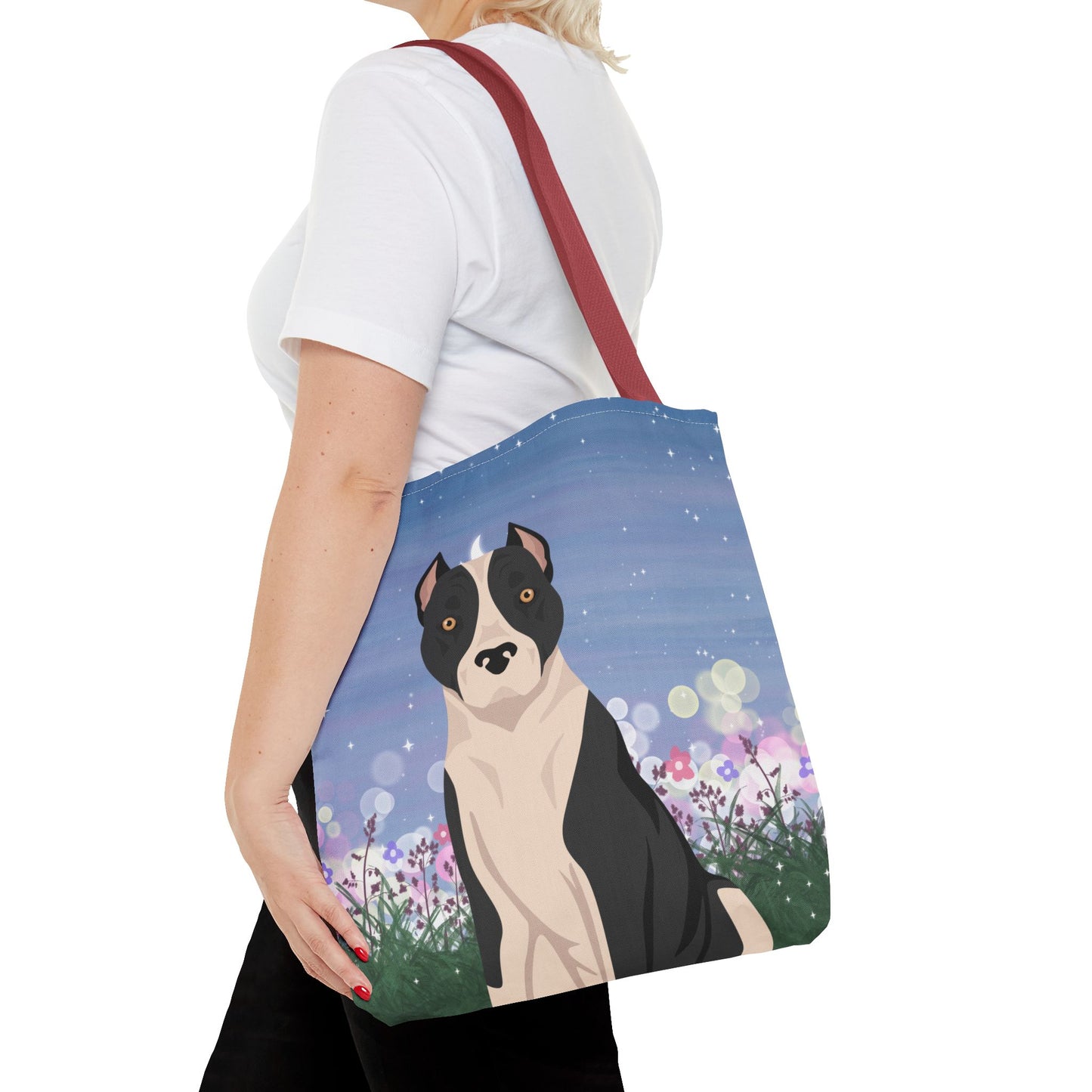 American Staffordshire Terrier Dog Tote Bag 16x16