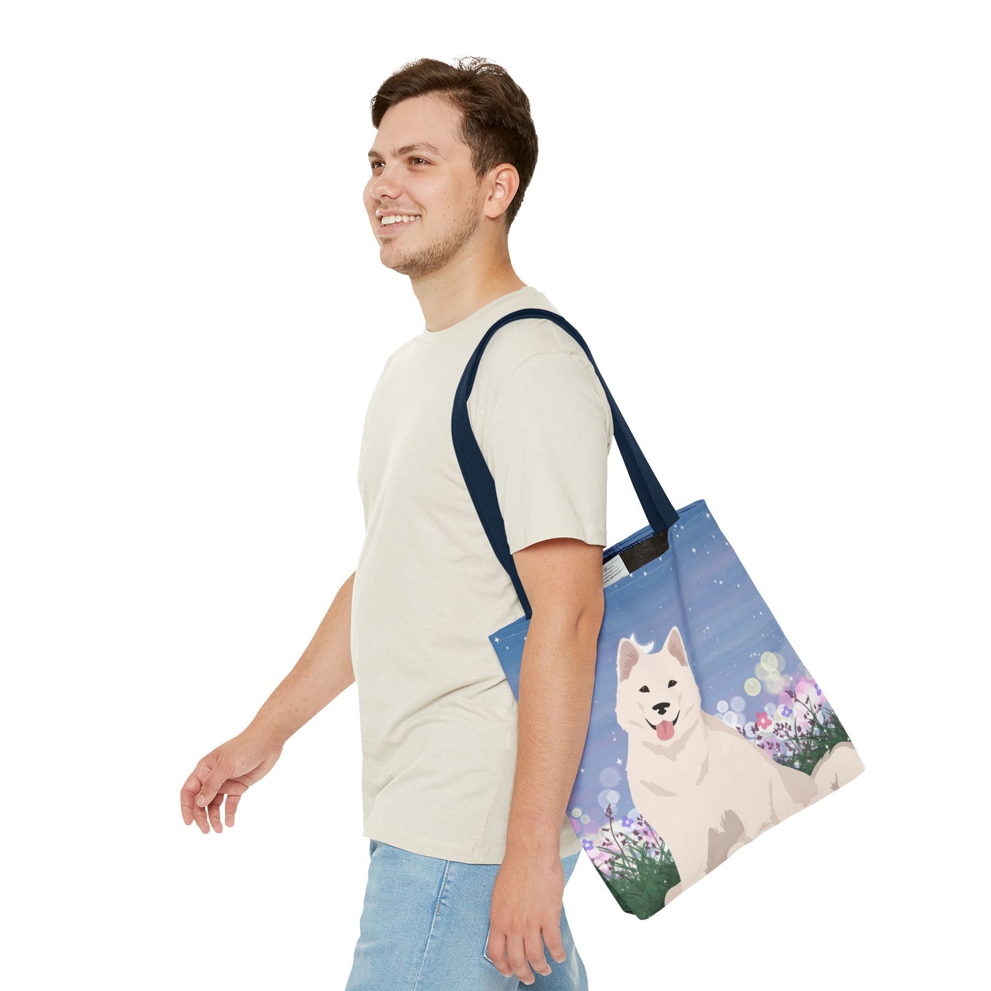 Alaskan Malamute Dog Tote Bag 16x16