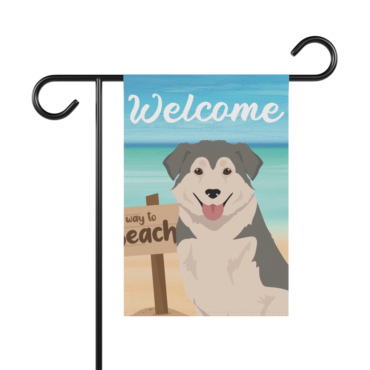 Aidi Dog Garden Flag