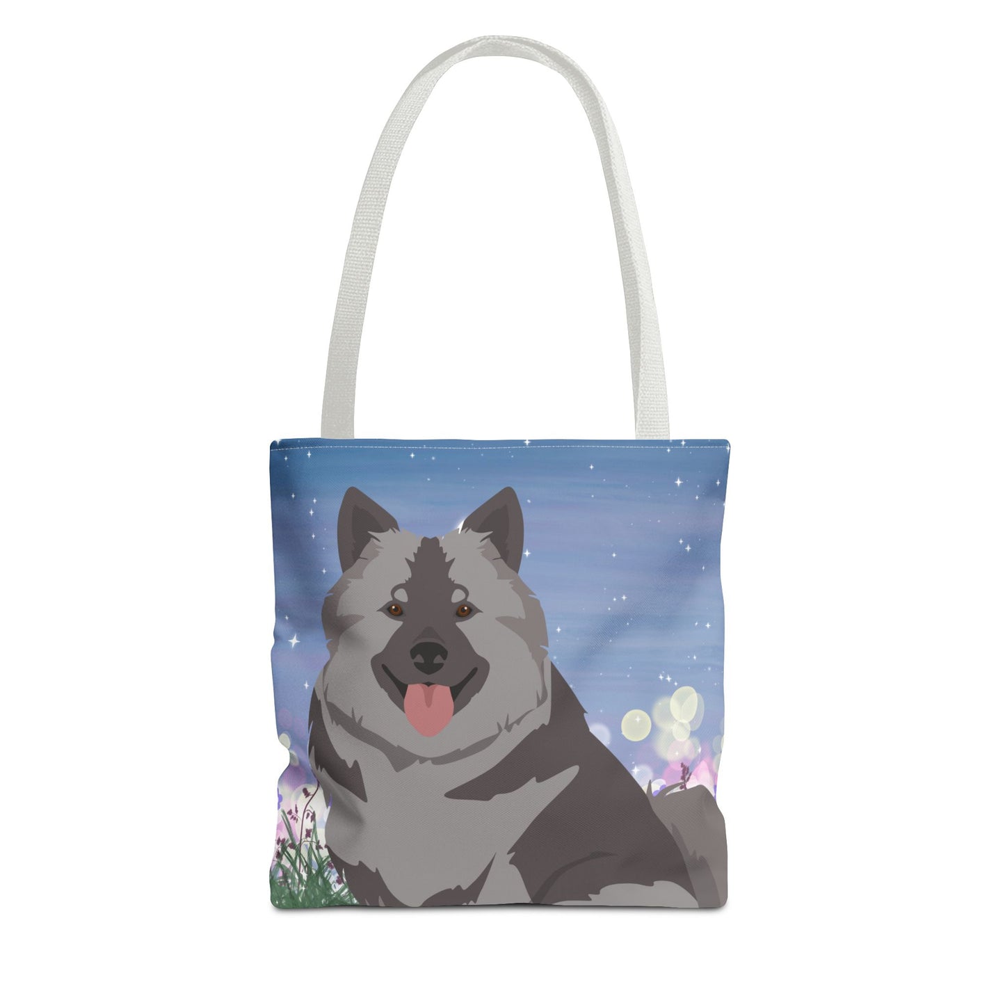 keeshond Dog Tote Bag 13x13