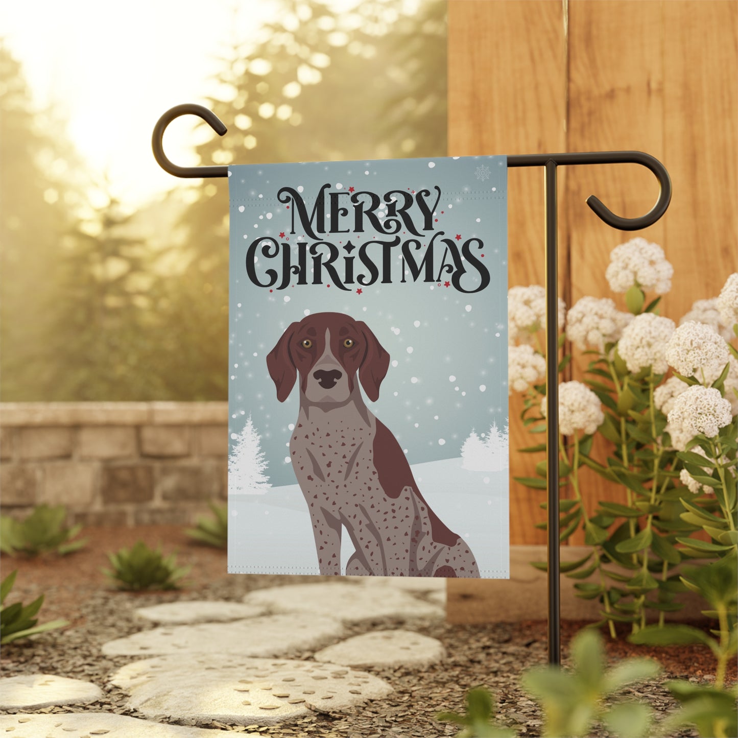 German Shorthaired Pointer Dog Garden Flag