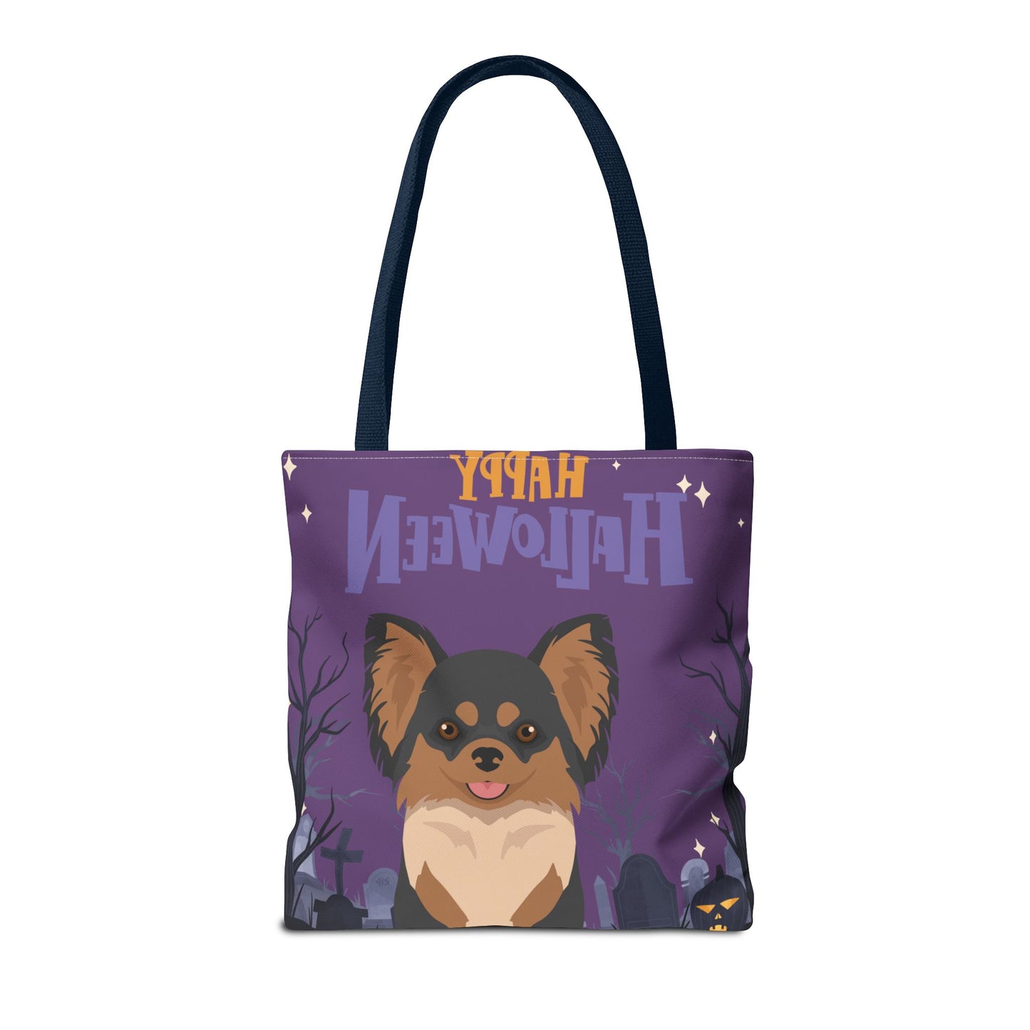 Chihuahua Dog Happy Halloween Tote Bag 16x16